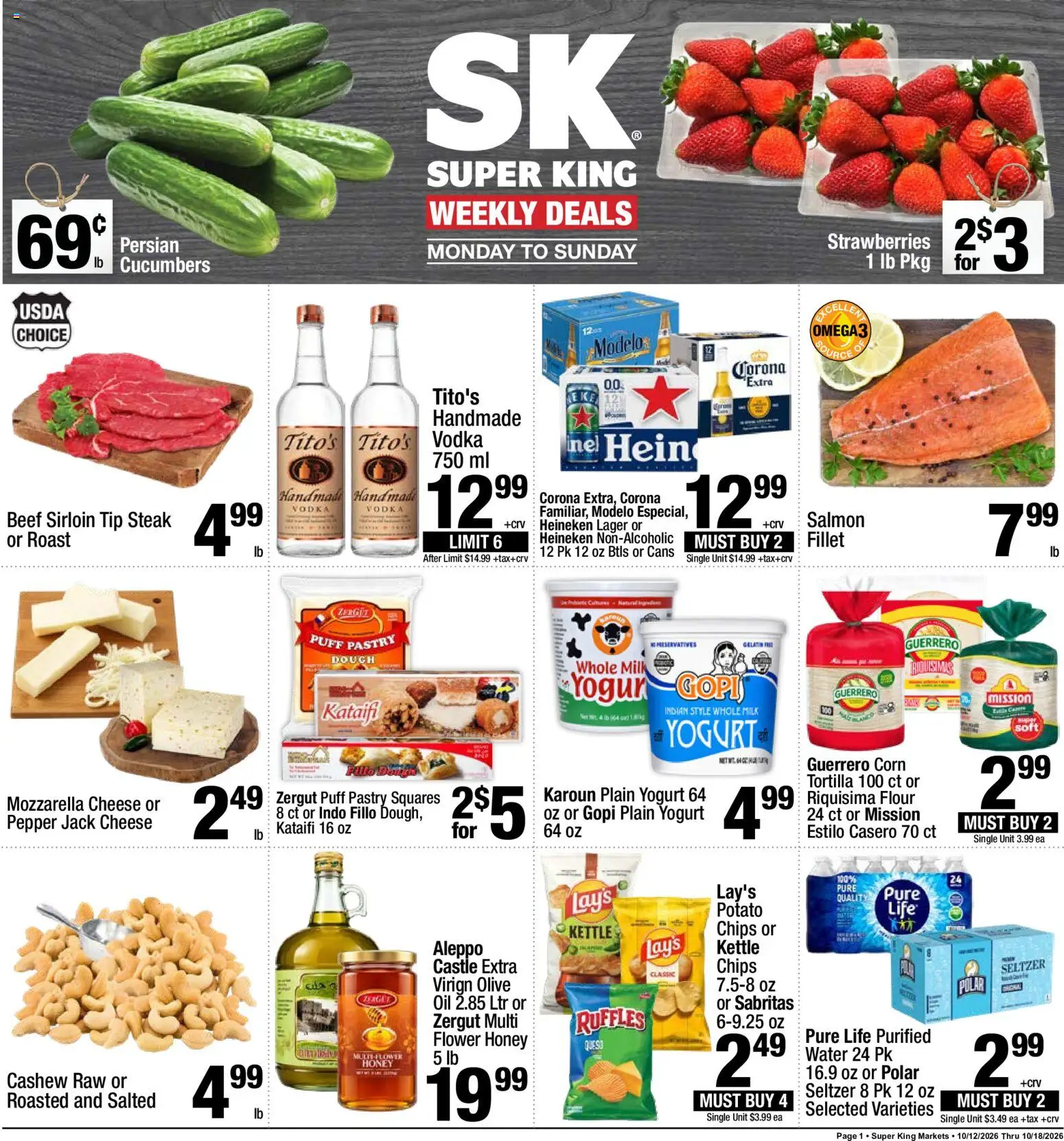 Super King Weekly Ad - valid from 10/12/2026 | Page: 1