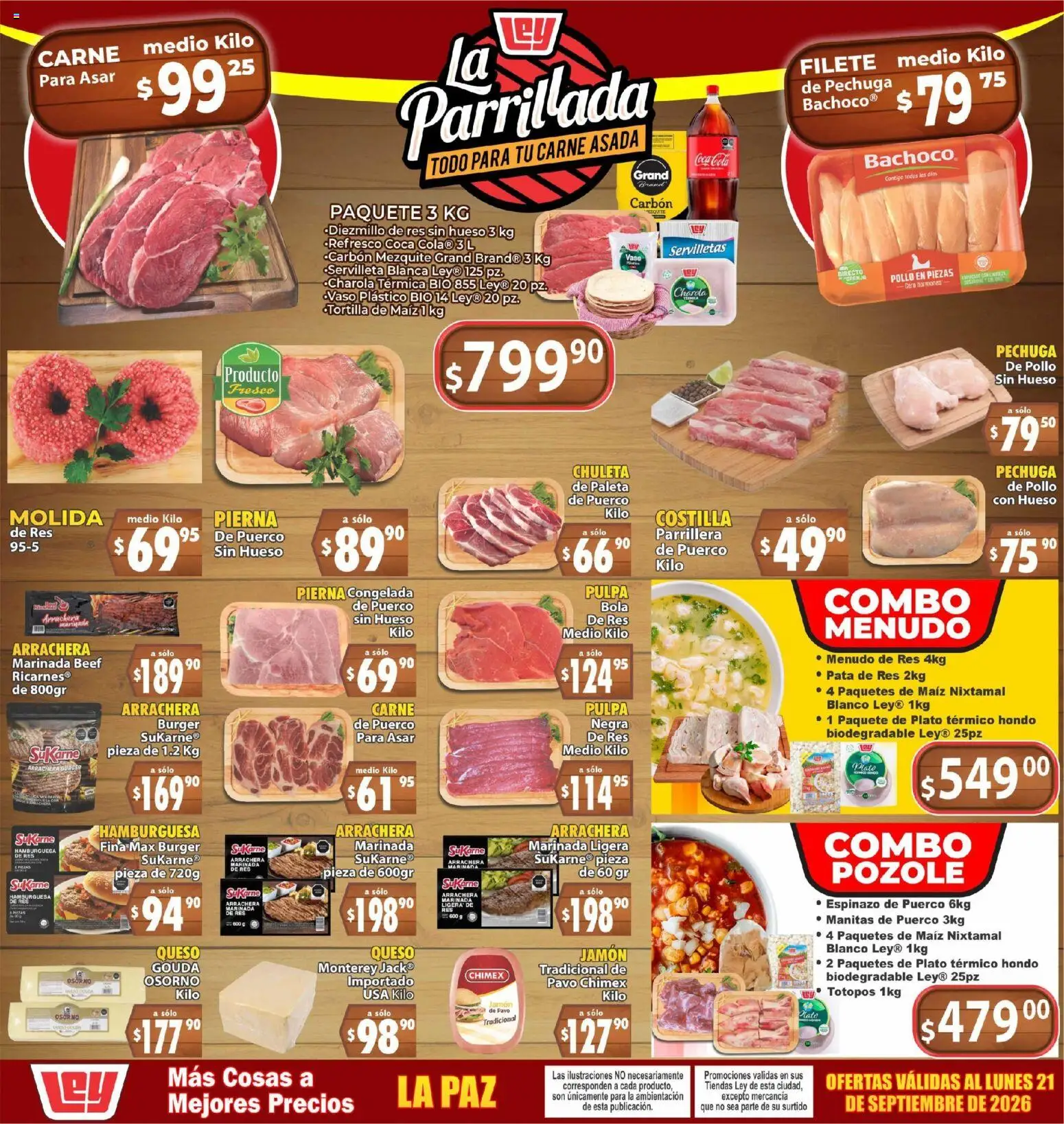 Nuevas ofertas de Casa Ley válidas en toda la República Mexicana desde el 19/09/2026. ¡Encuentra las mejores ofertas en Casa Ley - Fiesta de 72 aniversario! | Página: 4 | Productos: Maíz, Refresco, Paleta, Carne