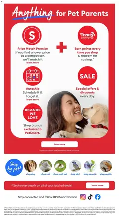 Preview of Petsmart weekly flyer / circulaire from shop Petsmart valid from 04.05.2026 | Page: 7 | Products: Air purifier, Carpet, Chicken