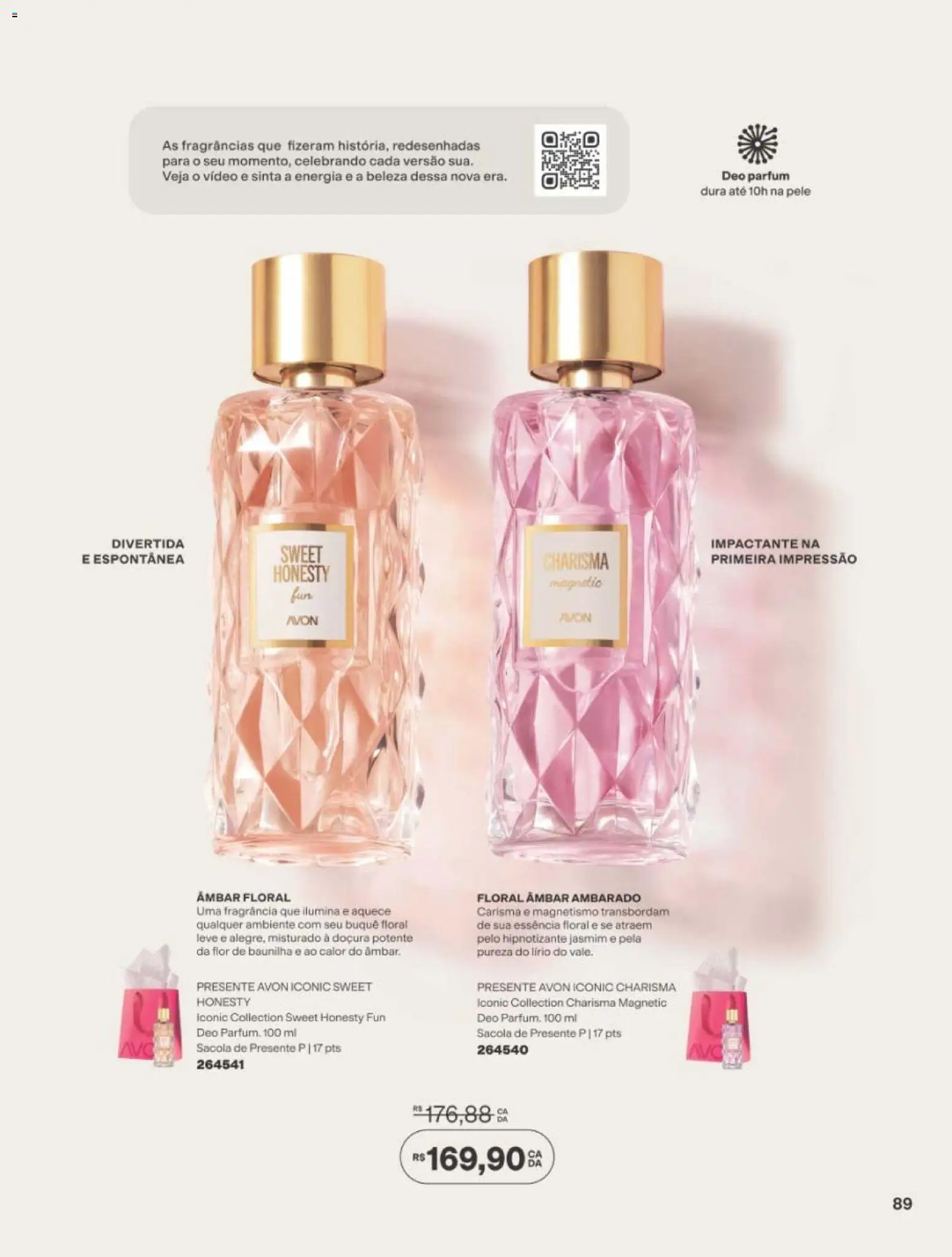 Avon Folheto - válido de 10/08/2026 | Página: 89 | Produtos: Fragrância, Vídeo