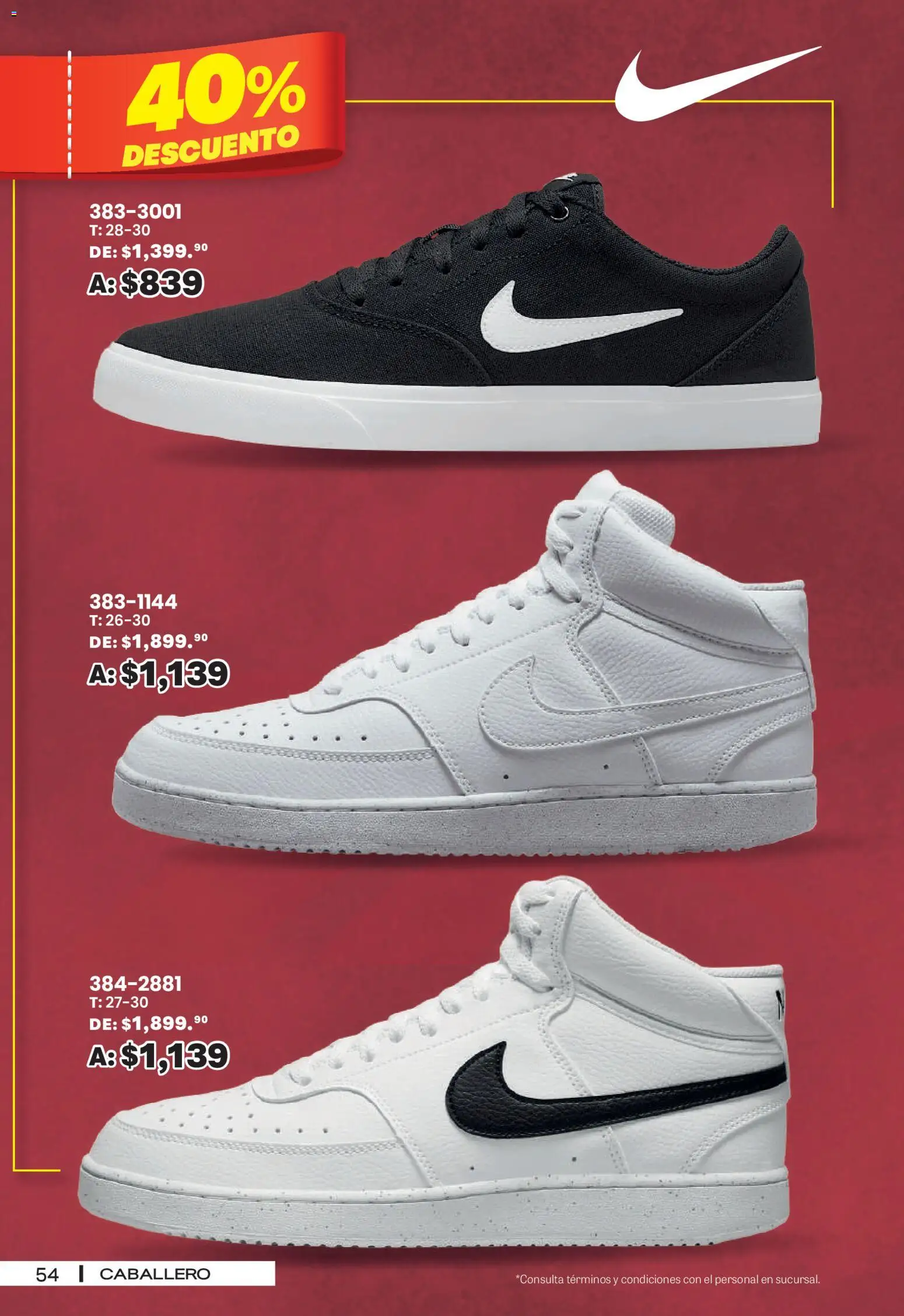 Nuevas ofertas de Andrea válidas en toda la República Mexicana desde el 30/08/2026. ¡Encuentra las mejores ofertas en Andrea - SPORT DAYS! | Página: 54