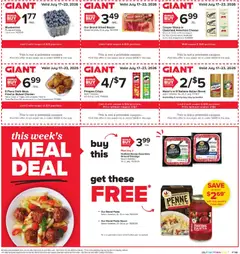 Preview of Giant weekly ads valid from 07/17/2026 | Page: 5 | Products: Cheese, Bread, Pasta, Sausage
