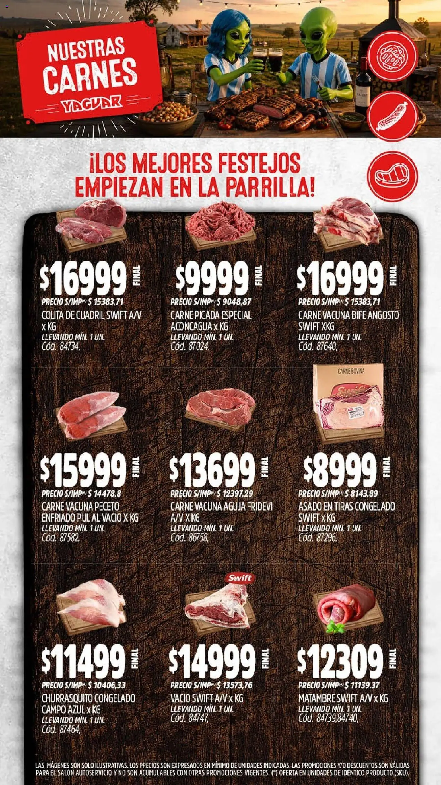Yaguar - Oferta Semanal Trelew │ válido desde el 06/07/2026 | Página: 7 | Productos: Parrilla