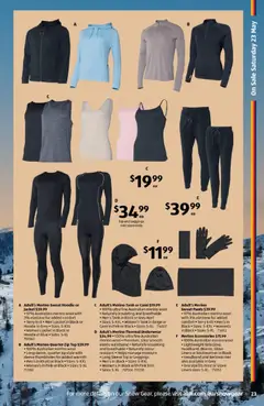 Preview of Aldi Snow Gear - valid from 12.05.2026 | Page: 23 | Products: Long sleeve, Jacket, Pants, Leggings