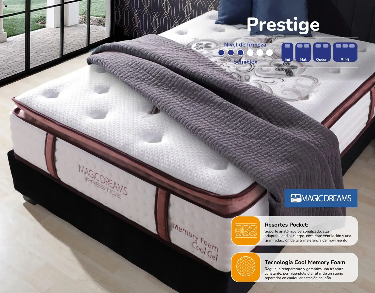 Nuevas ofertas de Muebles Dico válidas en toda la República Mexicana desde el 01.05.2026. ¡Encuentra las mejores ofertas en Muebles Dico catálogo Colchones! | Página: 15