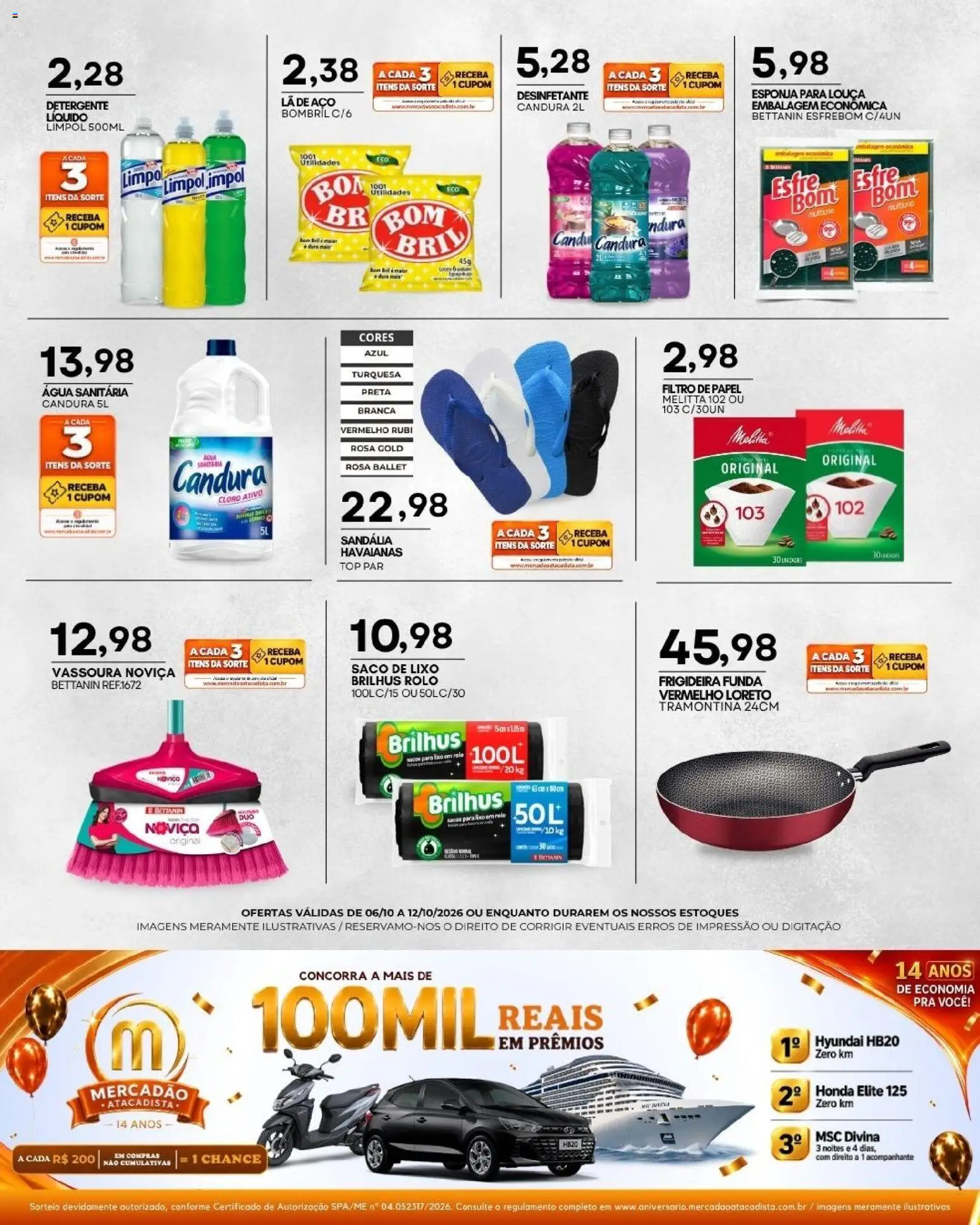 Mercadão Atacadista Folheto - válido de 06/10/2026 | Página: 12