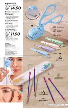 Vista previa de folleto Azzorti catálogo - Campaña 14 de la Azzorti válido desde 31/08/2026 | Página: 201 | Productos: Pestañas postizas, Batería, Cable, Rizador