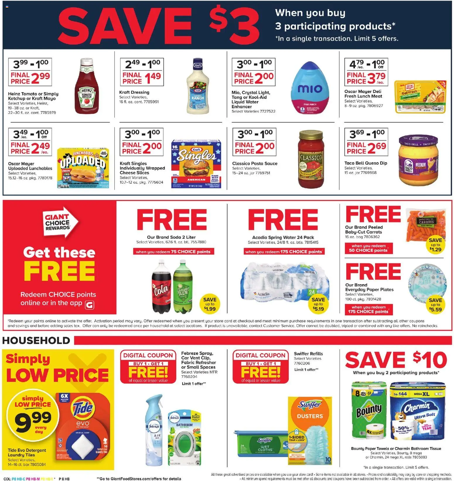 Giant Weekly Ad - valid from 07/03/2026 | Page: 7 | Products: Ginger, Ketchup, Water, Bag