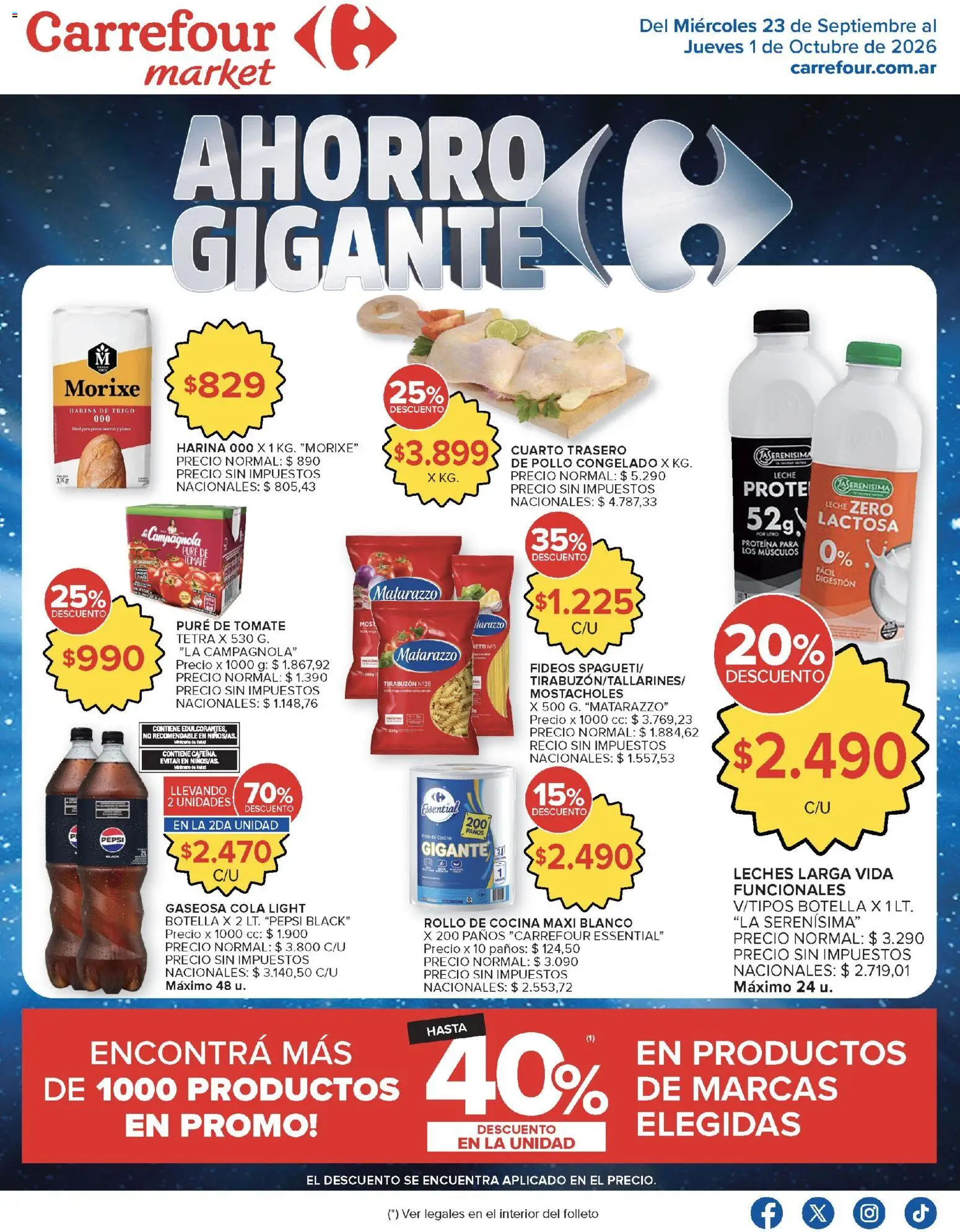 Carrefour - Ofertas Interior │ válido desde el 23/09/2026 | Página: 34