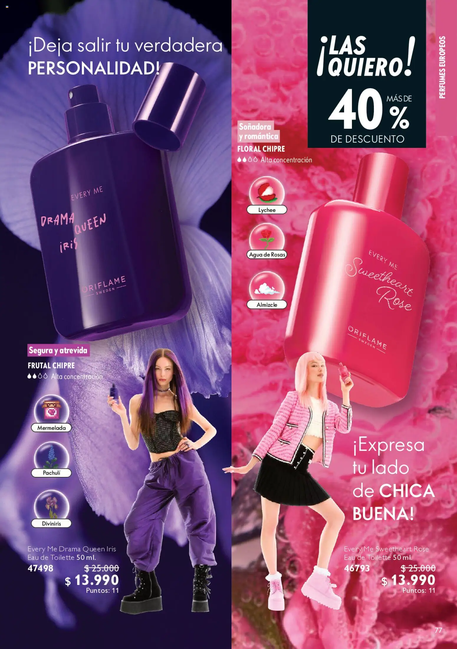 Oriflame Catálogo │ válido desde el 09.05.2026 | Página: 79 | Productos: Agua, Mermelada, Eau de toilette