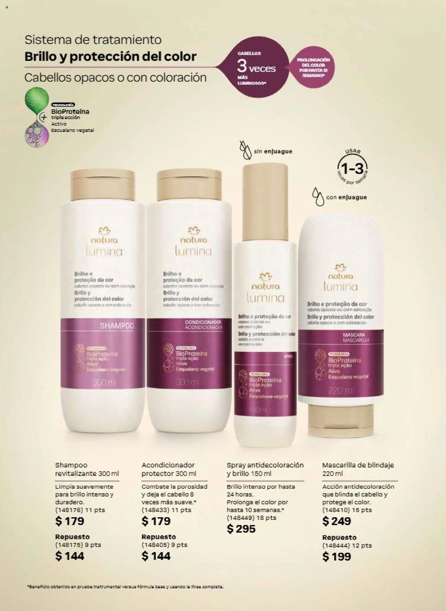 Nuevas ofertas de Natura válidas en toda la República Mexicana desde el 11/09/2026. ¡Encuentra las mejores ofertas en Natura campaña 14 2026! | Página: 148 | Productos: Máscara, Brillo, Shampoo, Mascarilla