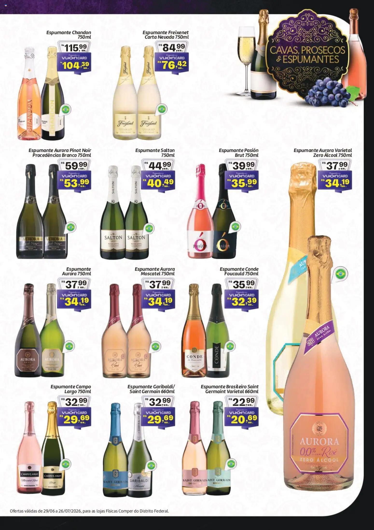 Comper Folheto - válido de 29/06/2026 | Página: 9 | Produtos: Espumante