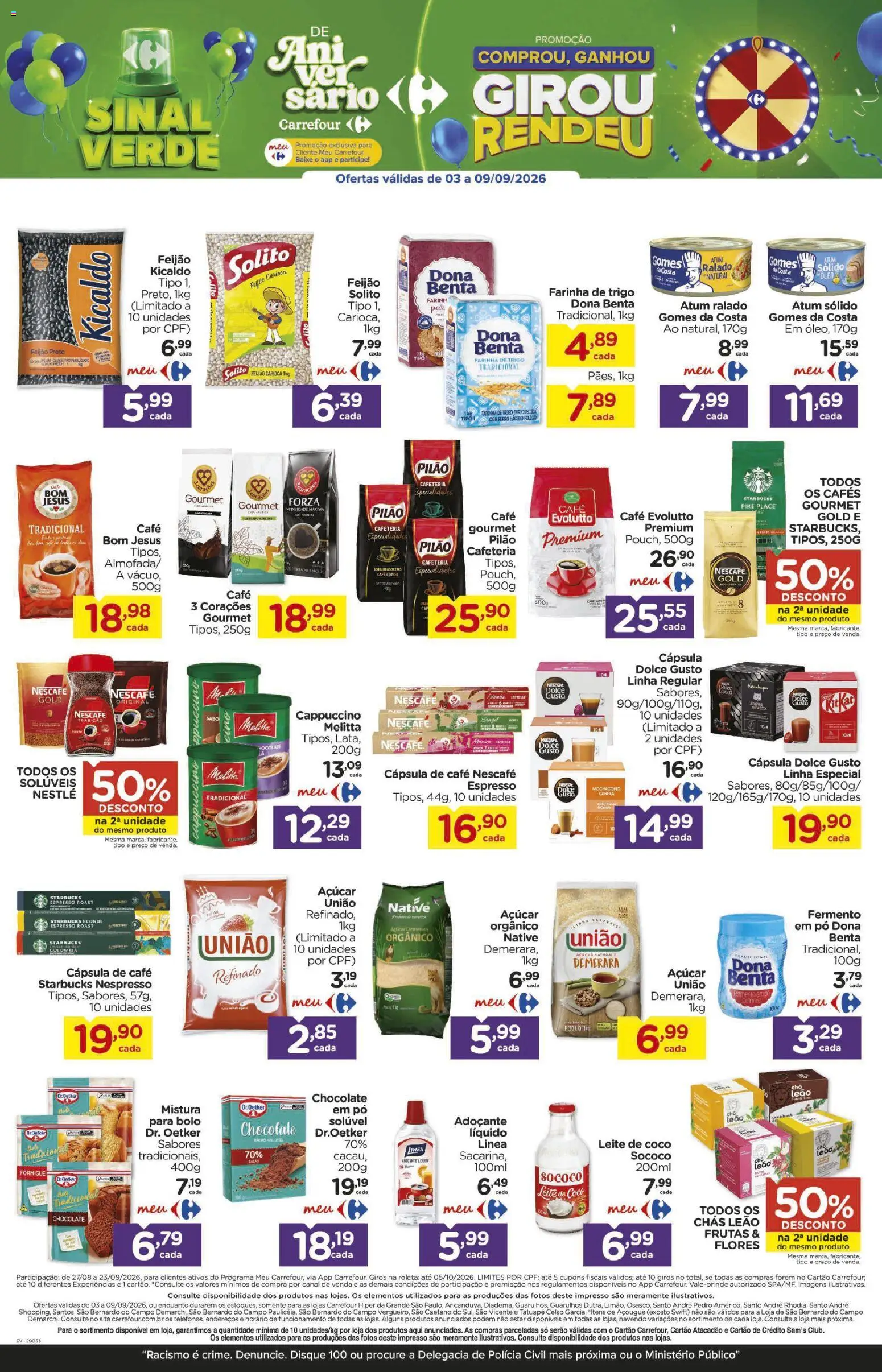 Carrefour Folheto - válido de 03/09/2026 | Página: 8 | Produtos: Frutas, Cápsula de café, Flores, Gomes da costa