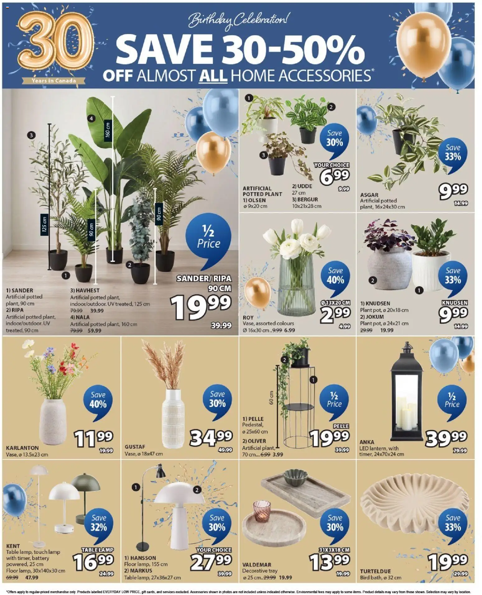 JYSK flyer valid from Sep 24, 2026 | Page: 19 | Products: Table lamp, Table, Battery, Lamp