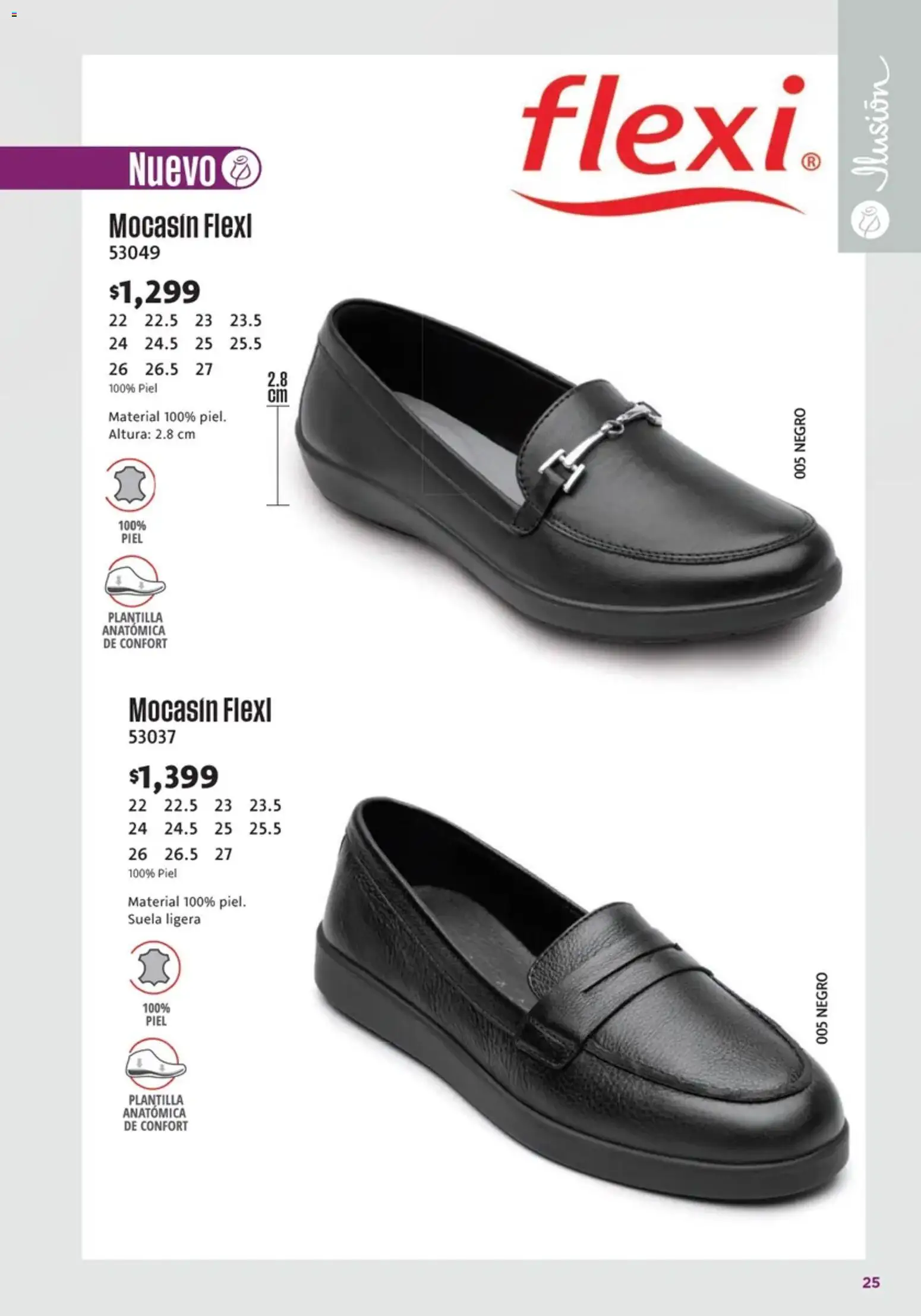 Nuevas ofertas de Ilusión válidas en toda la República Mexicana desde el 01/07/2026. ¡Encuentra las mejores ofertas en Ilusión catálogo Marcas Amigas! | Página: 27 | Productos: Mocasín