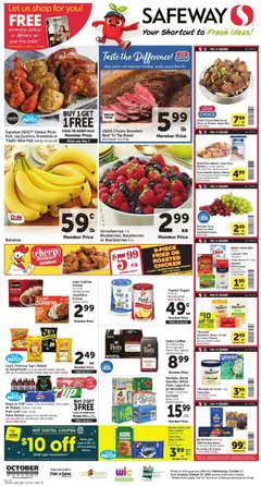 Preview of Safeway weekly ads valid from 10/21/2026