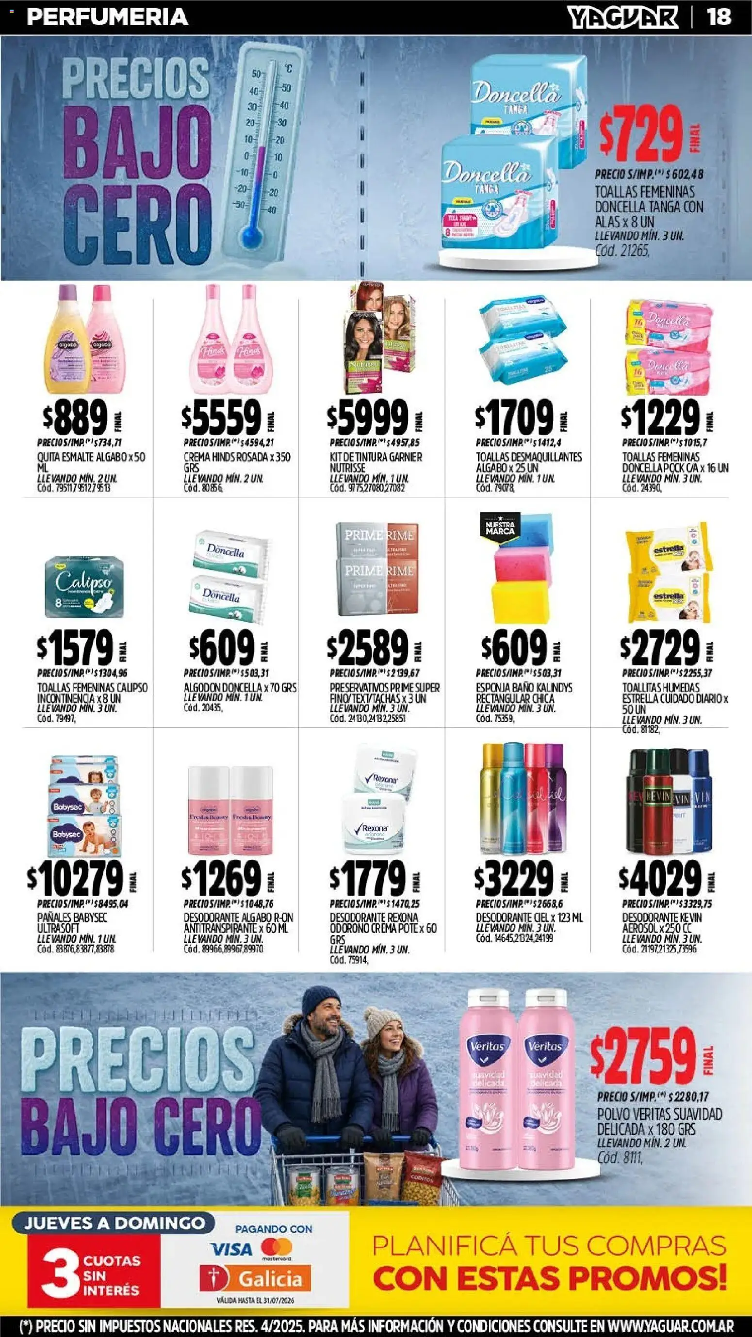 Yaguar - Oferta Semanal Buenos Aires │ válido desde el 20/07/2026 | Página: 19 | Productos: Polvo, Esponja, Preservativos, Crema