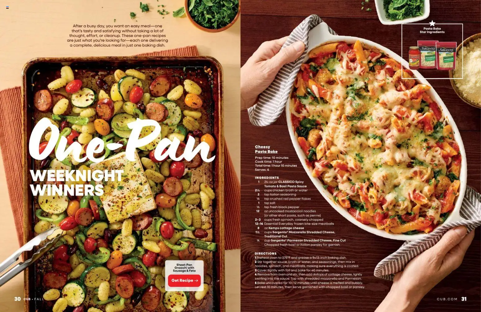 Cub Foods Fall Magazine - valid from 09/13/2026 | Page: 16 | Products: Pasta, Salt, Tomato, Oven