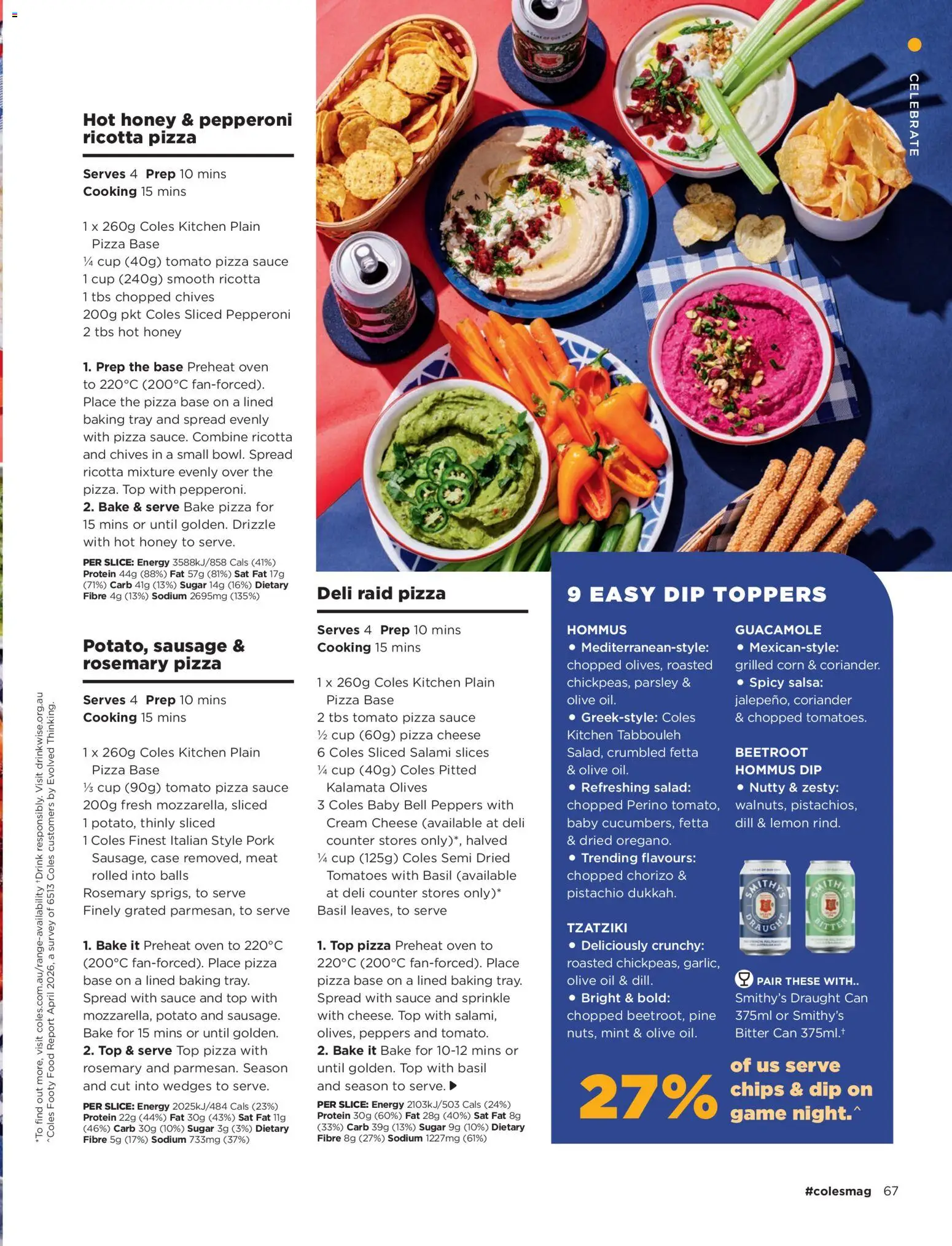 Coles catalogue - valid from 01/09/2026 | Page: 67 | Products: Pizza, Chips, Sugar, Lemon