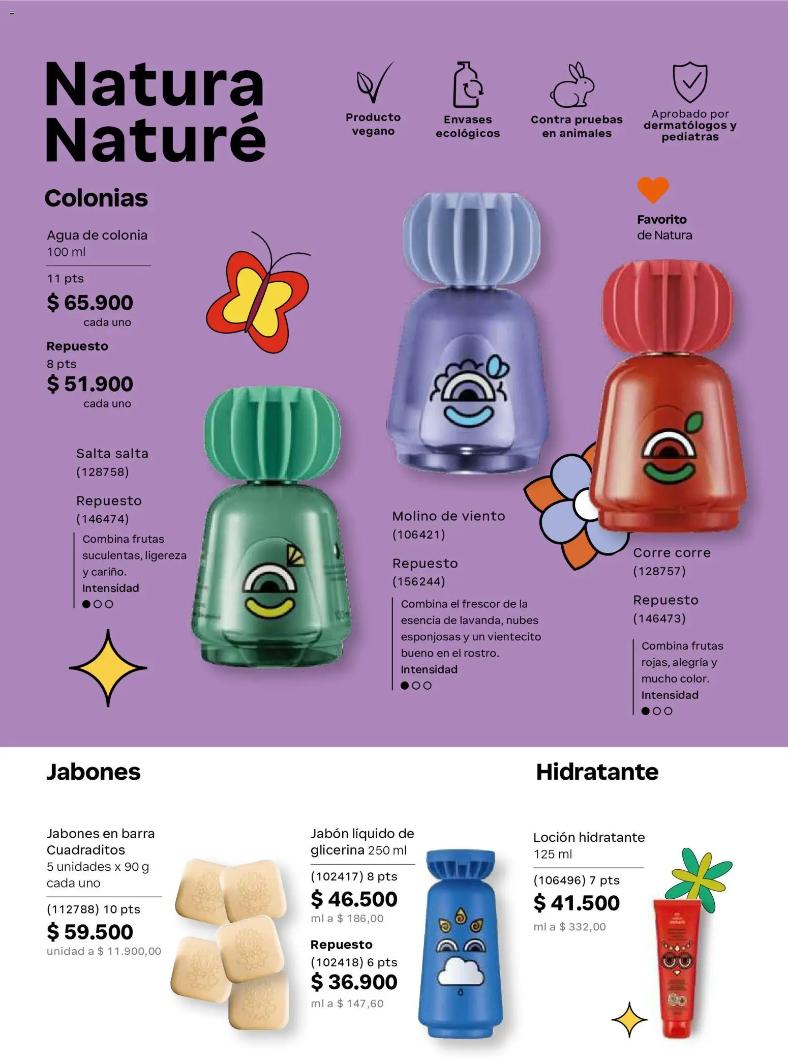 Natura revista - valida desde el 02/09/2026 | Página: 167 | Productos: Agua, Jabón líquido, Loción, Jabón