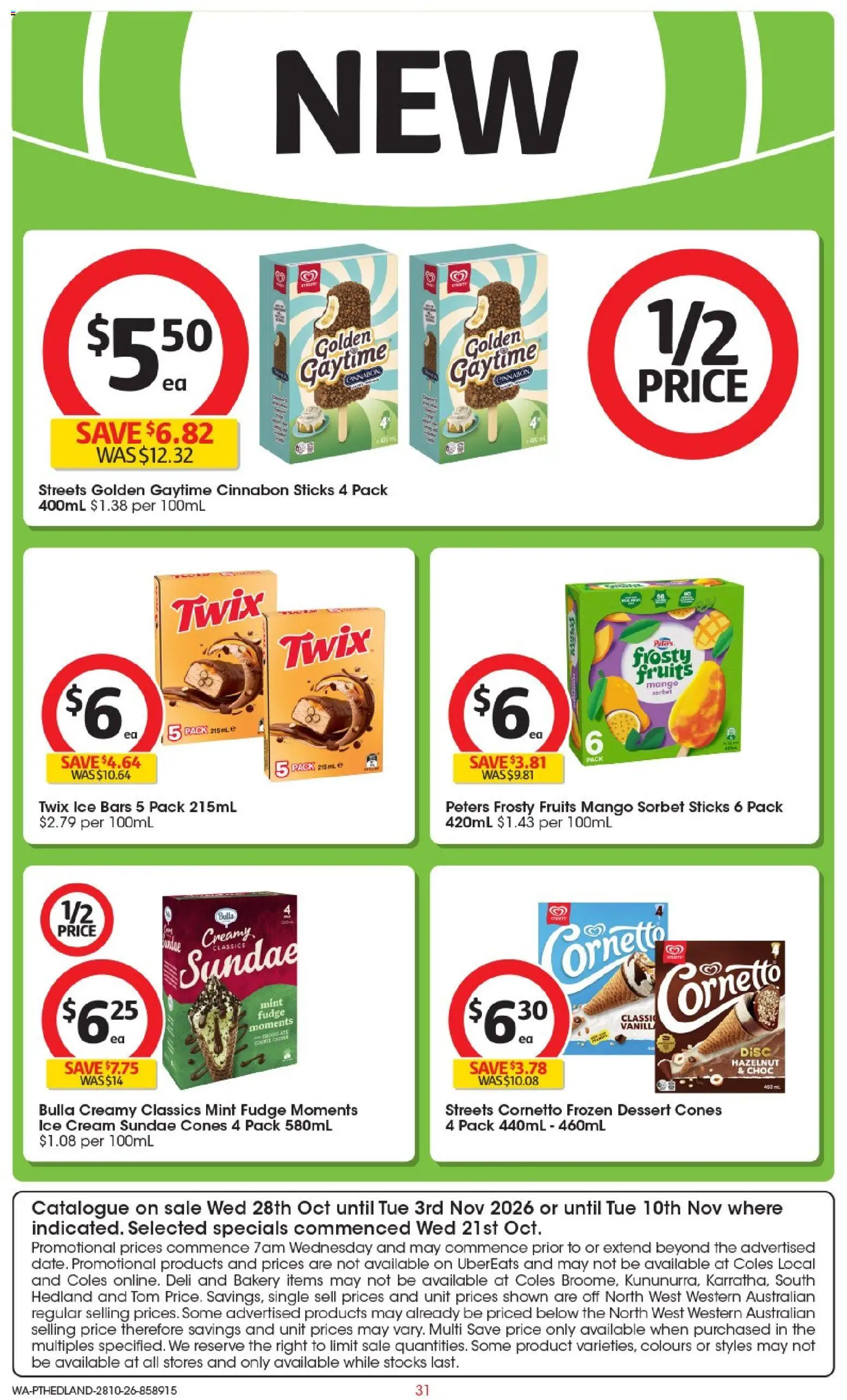 ﻿Coles catalogue valid from 28/10/2026 > Online Australia | Page: 31