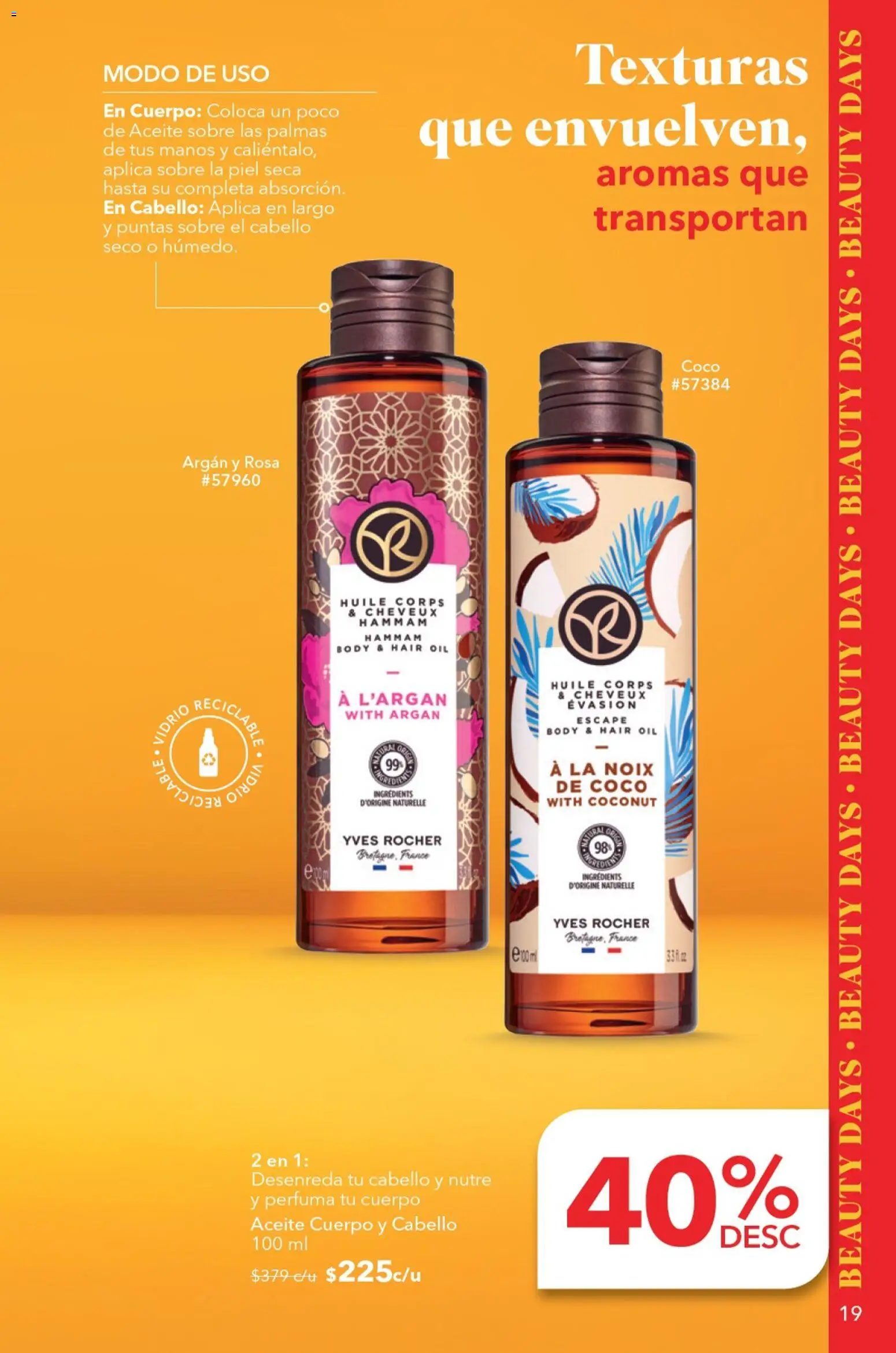 Nuevas ofertas de Yves Rocher válidas en toda la República Mexicana desde el 23.06.2026. ¡Encuentra las mejores ofertas en Yves Rocher campaña 9 2026! | Página: 21