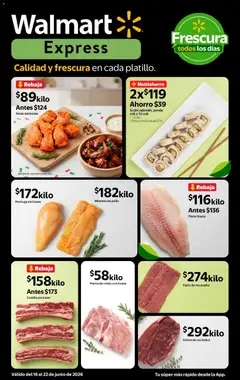 Vista previa de Walmart Express folleto Calidad a precios bajos, nuevo folleto de la tienda, válido en México a partir del 16.06.2026 | Página: 2