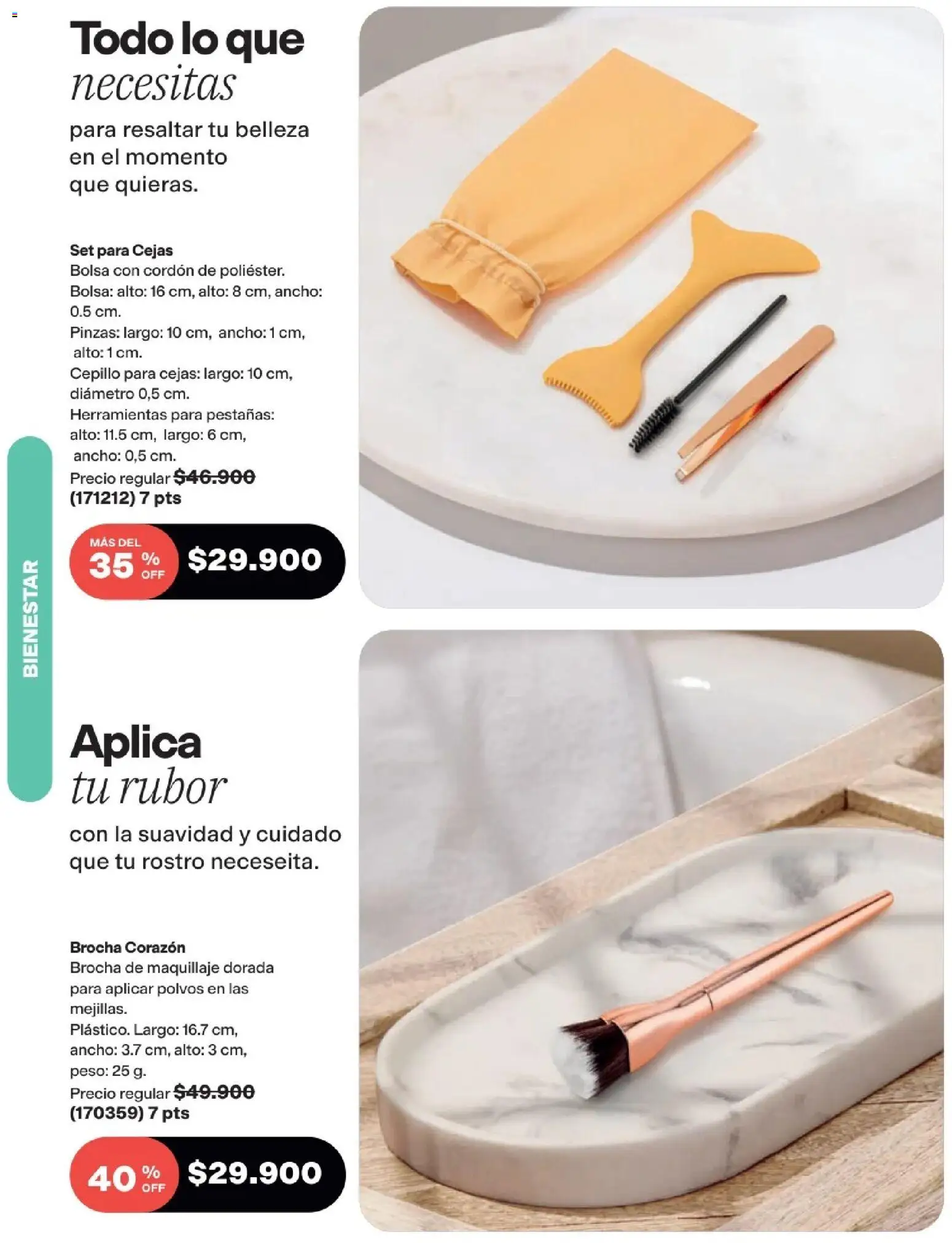 Avon revista - valida desde el 15.06.2026 | Página: 173 | Productos: Bolsa, Rubor, Peso, Cepillo