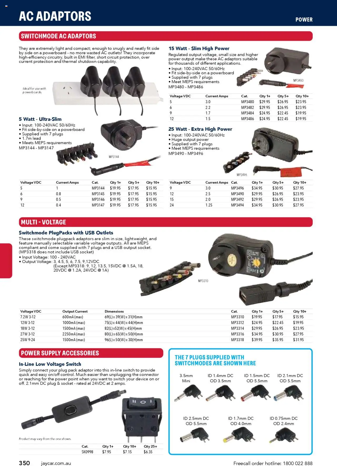 Jaycar catalogue - valid from 09/07/2025 | Page: 350 | Products: Socket, Adaptor, Device, Usb
