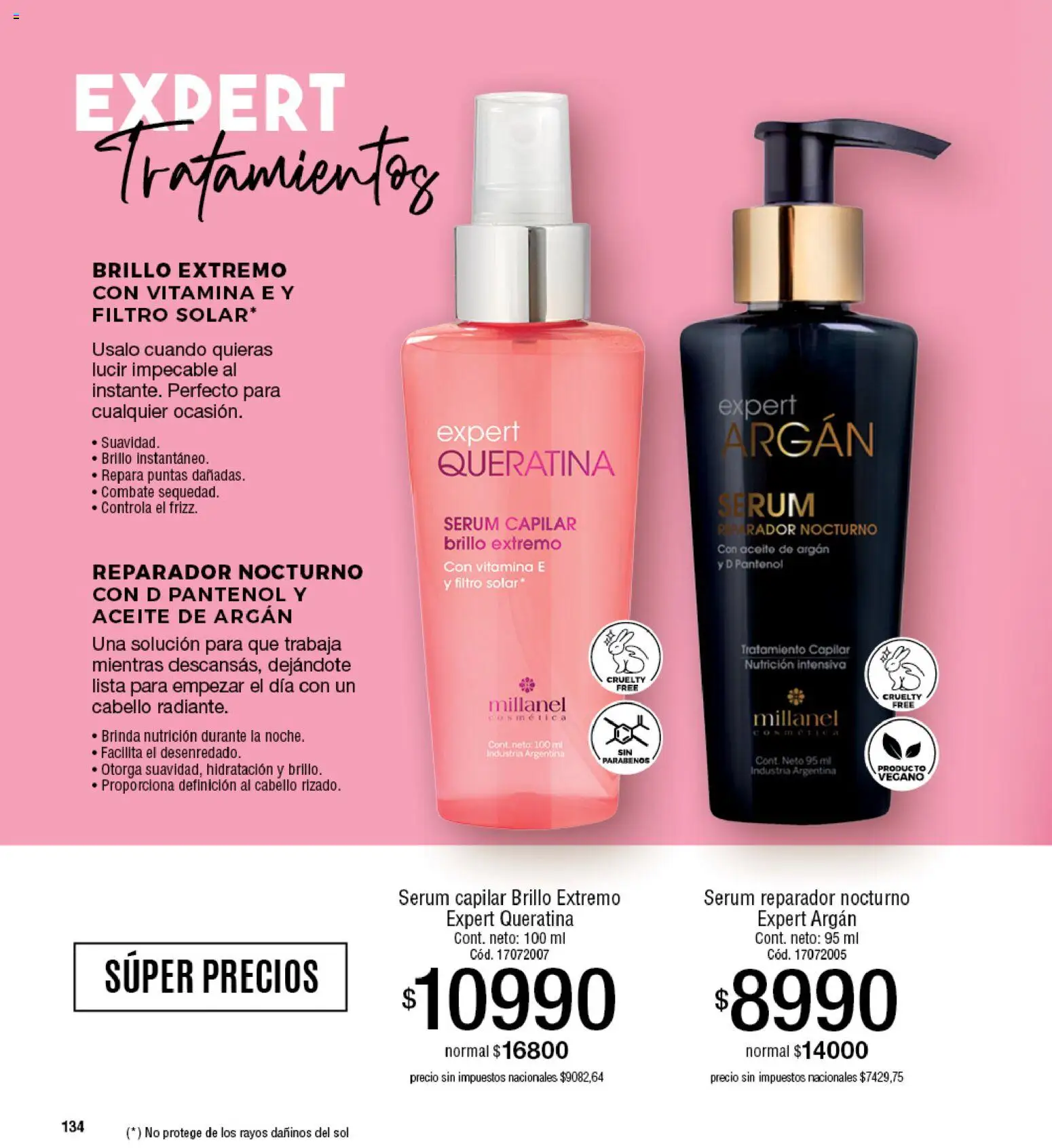 Millanel - Catálogo │ válido desde el 20/07/2026 | Página: 158 | Productos: Aceite, Serum, Brillo