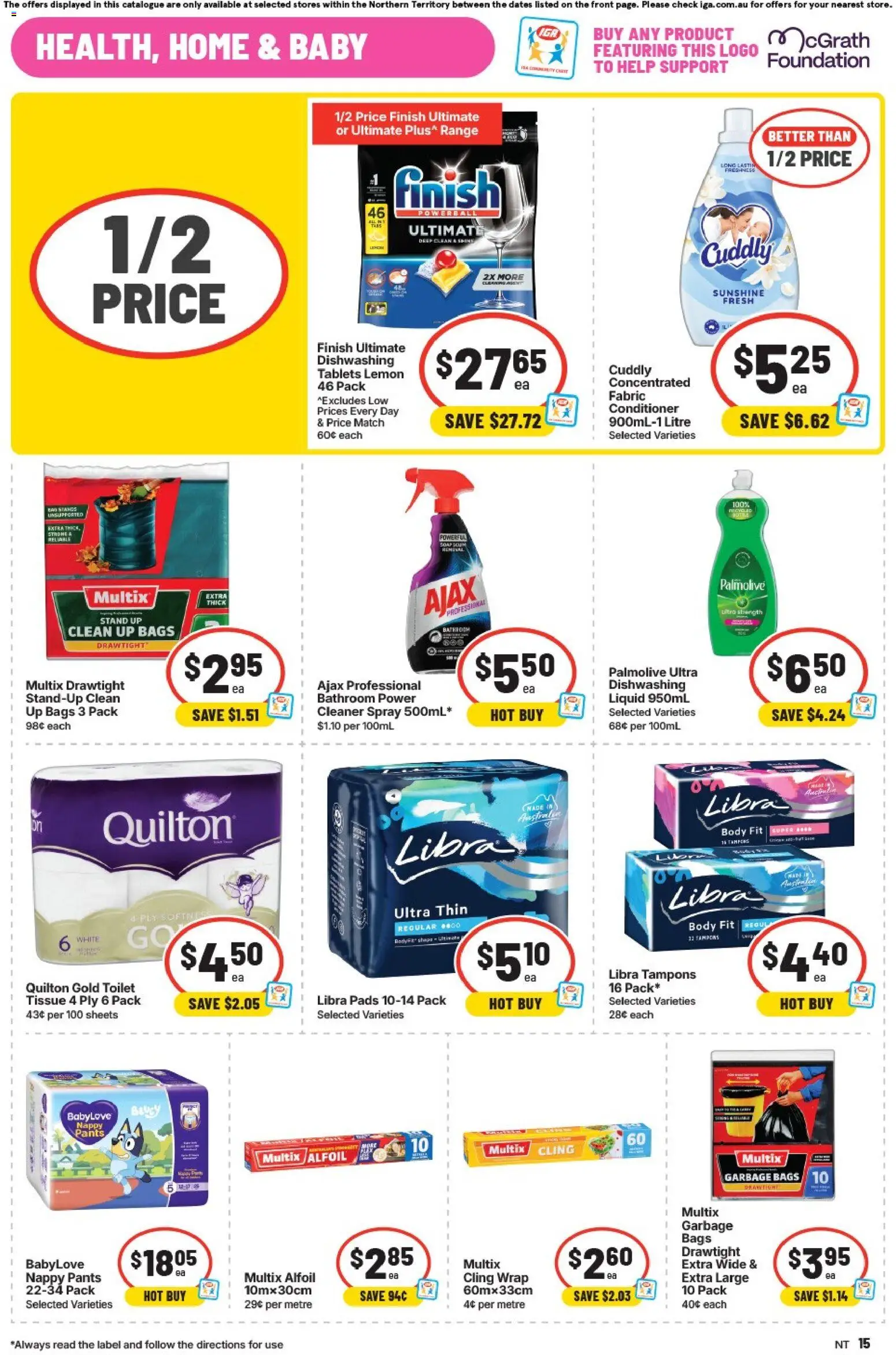 IGA catalogue - valid from 23/09/2026 | Page: 15 | Products: Herb, Beer, Chicken, Ice