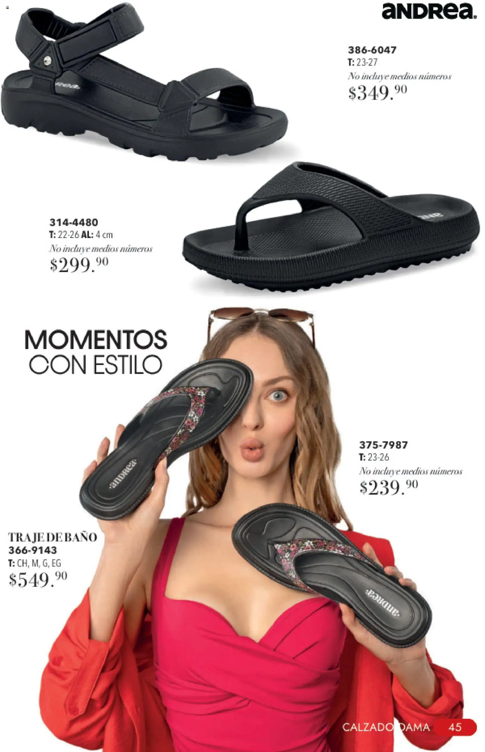 Nuevas ofertas de Andrea válidas en toda la República Mexicana desde el 23/08/2026. ¡Encuentra las mejores ofertas en Andrea catálogo Tropical! | Página: 45