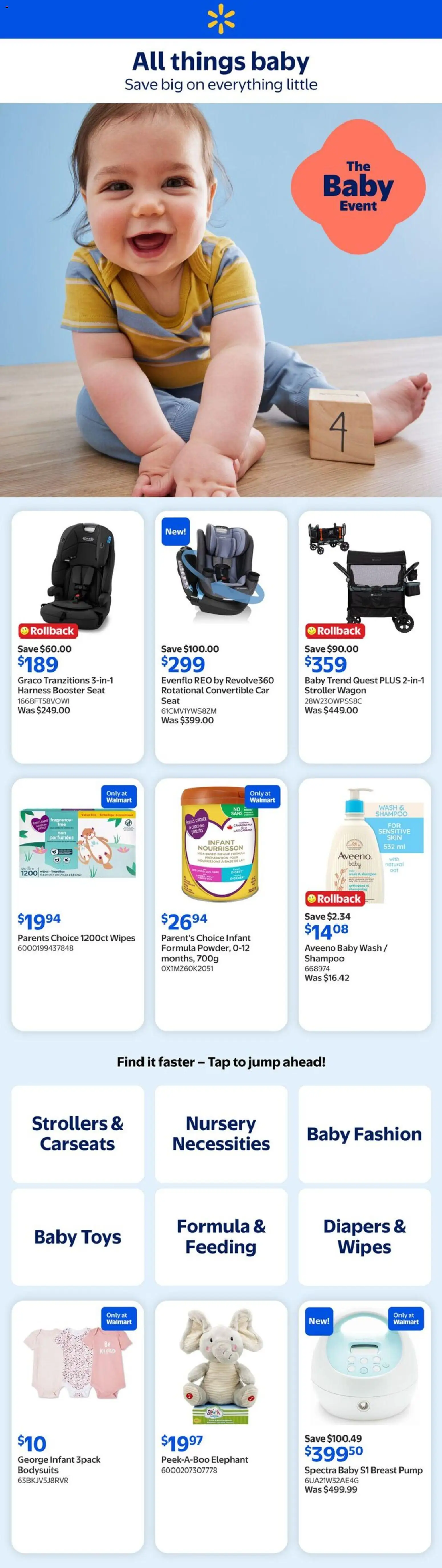 Walmart flyer valid from Jun 25, 2026 | Page: 1 | Products: Shampoo, Shoes