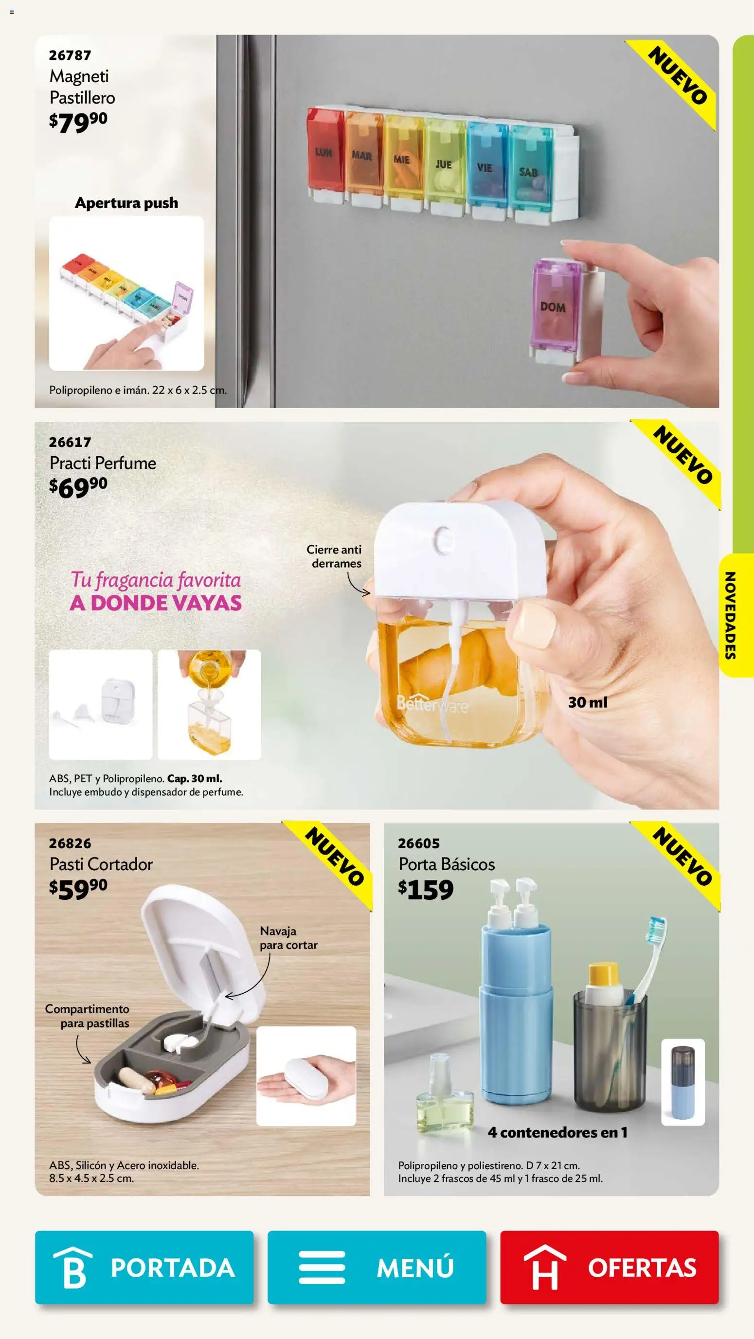 Nuevas ofertas de Betterware válidas en toda la República Mexicana desde el 28/09/2026. ¡Encuentra las mejores ofertas en Betterware campaña 10 2026! | Página: 101