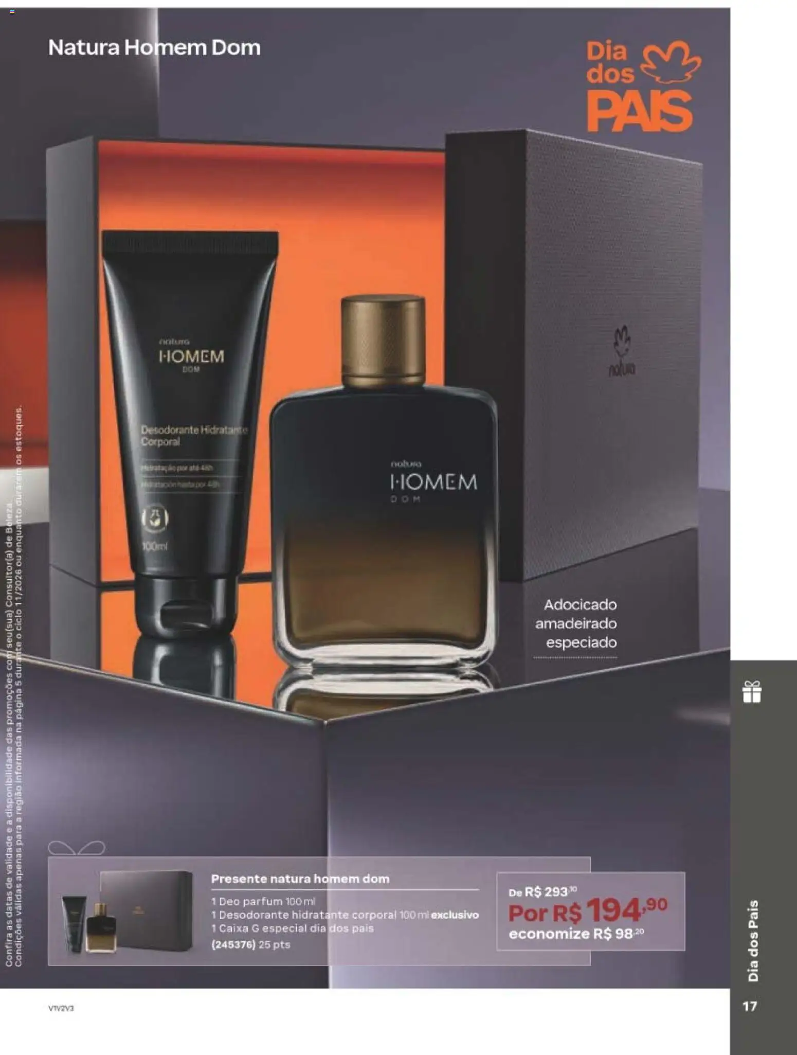 Natura Folheto - válido de 29/06/2026 | Página: 17 | Produtos: Hidratante corporal, Desodorante, Caixa