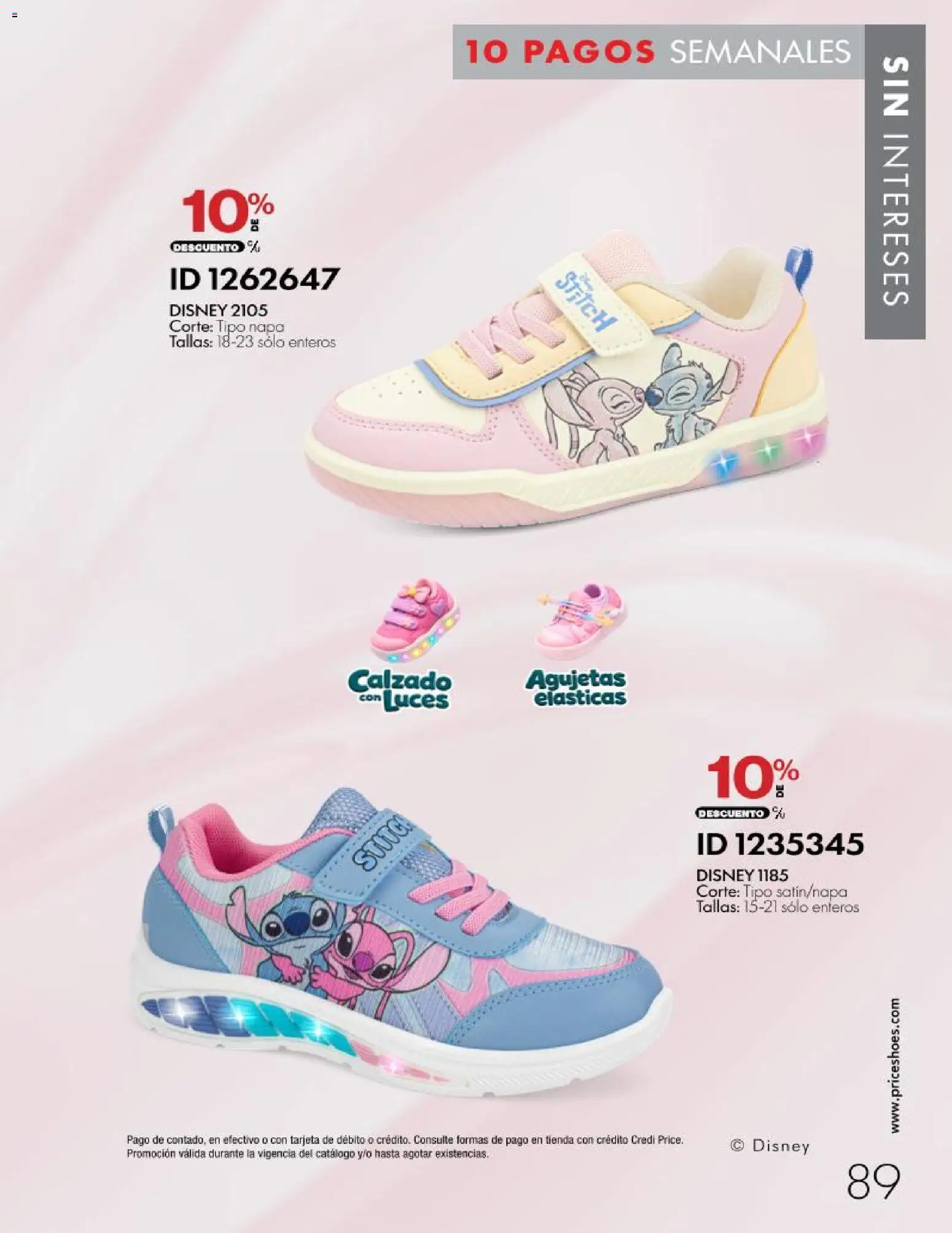 Nuevas ofertas de Price Shoes válidas en toda la República Mexicana desde el 28/10/2026. ¡Encuentra las mejores ofertas en Price Shoes catálogo 10 pagos sin intereses! | Página: 89