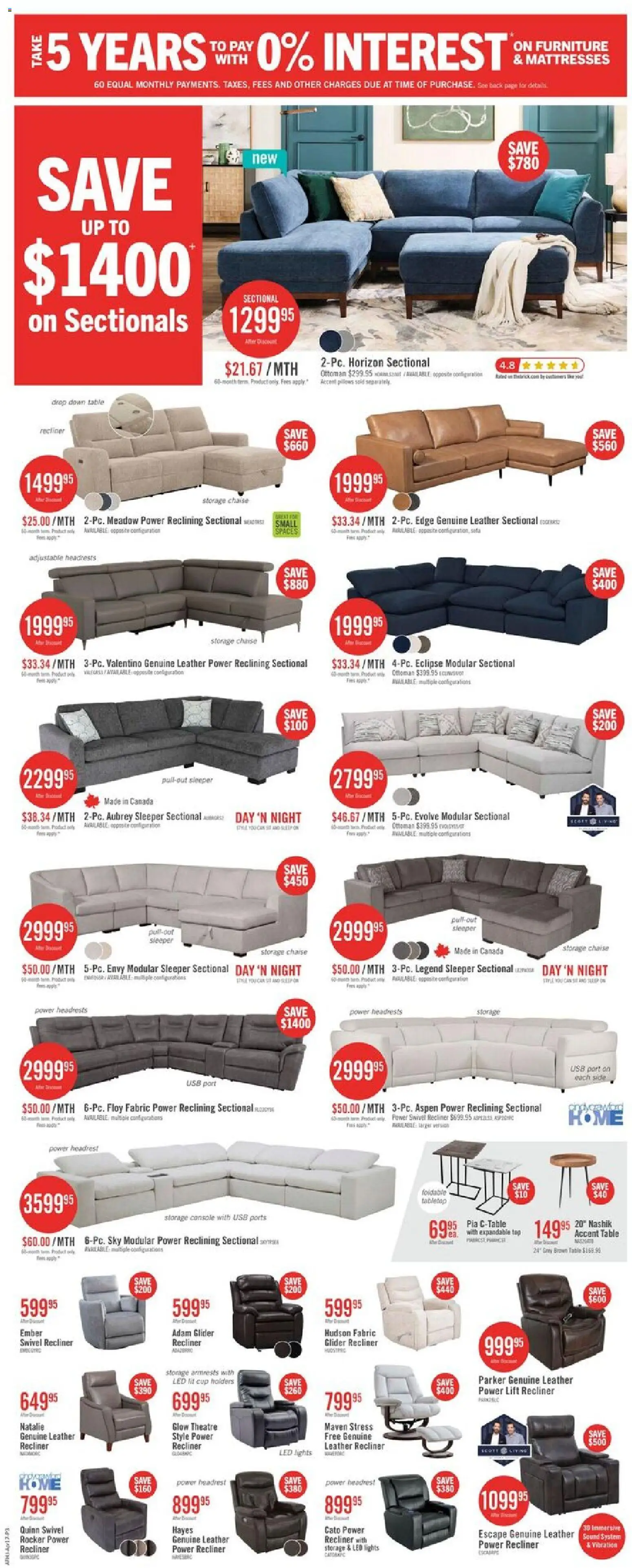 The Brick flyer valid from 17.04.2026 | Page: 5 | Products: Table