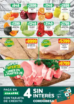 Vista previa Almacor catálogo válido desde el 20/08/2026 | Página: 3 | Productos: Pollo, Zapallo, Manzana, Pimiento