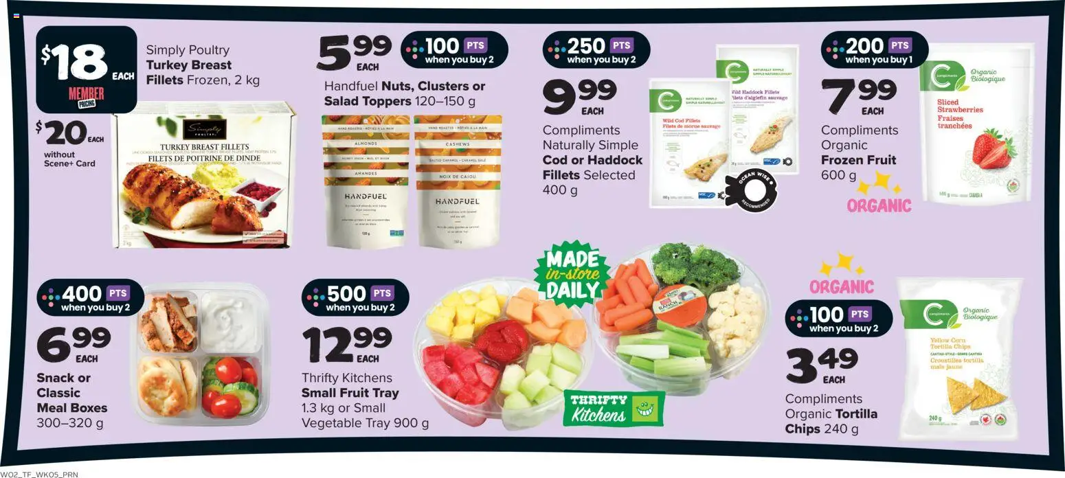 Thrifty Foods flyer valid from 28.05.2026 | Page: 11 | Products: Strawberries, Chips, Salad, Turkey