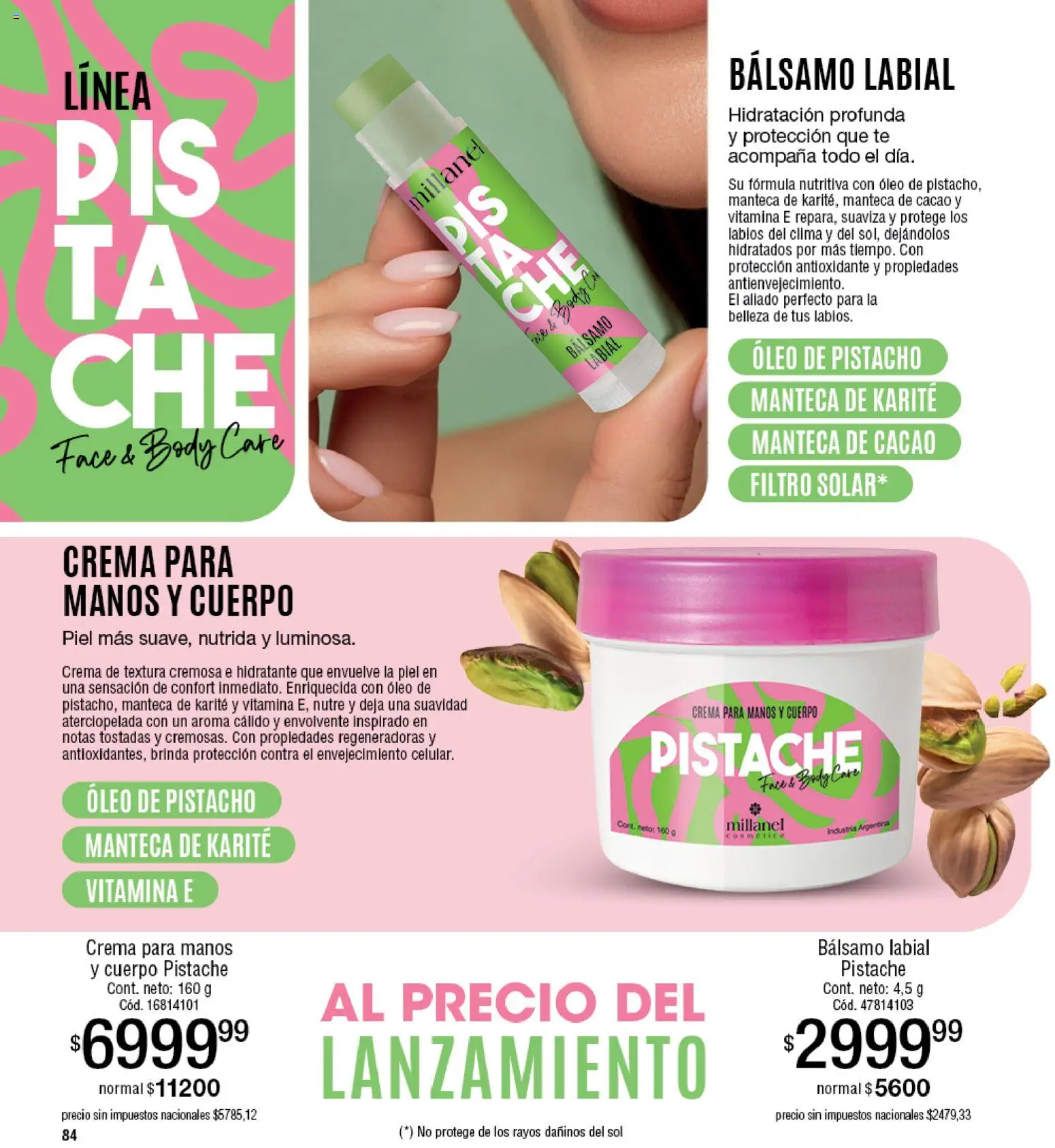 Millanel - Catálogo │ válido desde el 30/03/2026 | Página: 84 | Productos: Manteca de karité, Body, Crema para manos, Manteca