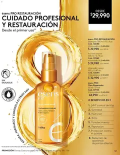 Ésika catálogo C13/2026 -  Vista previa de la revista de la tienda Ésika valido desde el 28/08/2026 | Página: 107 | Productos: Brillo, Mascarilla capilar, Mascarilla, Acondicionador