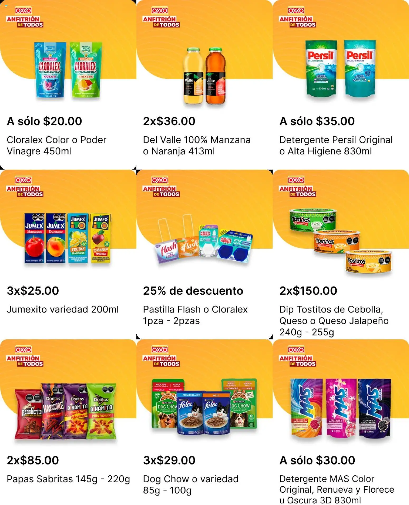Nuevas ofertas de OXXO válidas en toda la República Mexicana desde el 25/06/2026. ¡Encuentra las mejores ofertas en OXXO folleto! | Página: 23 | Productos: Pollo, Durazno, Vinagre, Papas