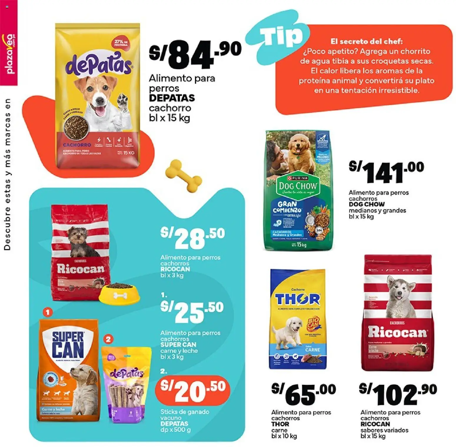 Catálogo Plaza Vea válido desde 01/09/2026 | Página: 6 | Productos: Leche, Carne, Proteína, Agua