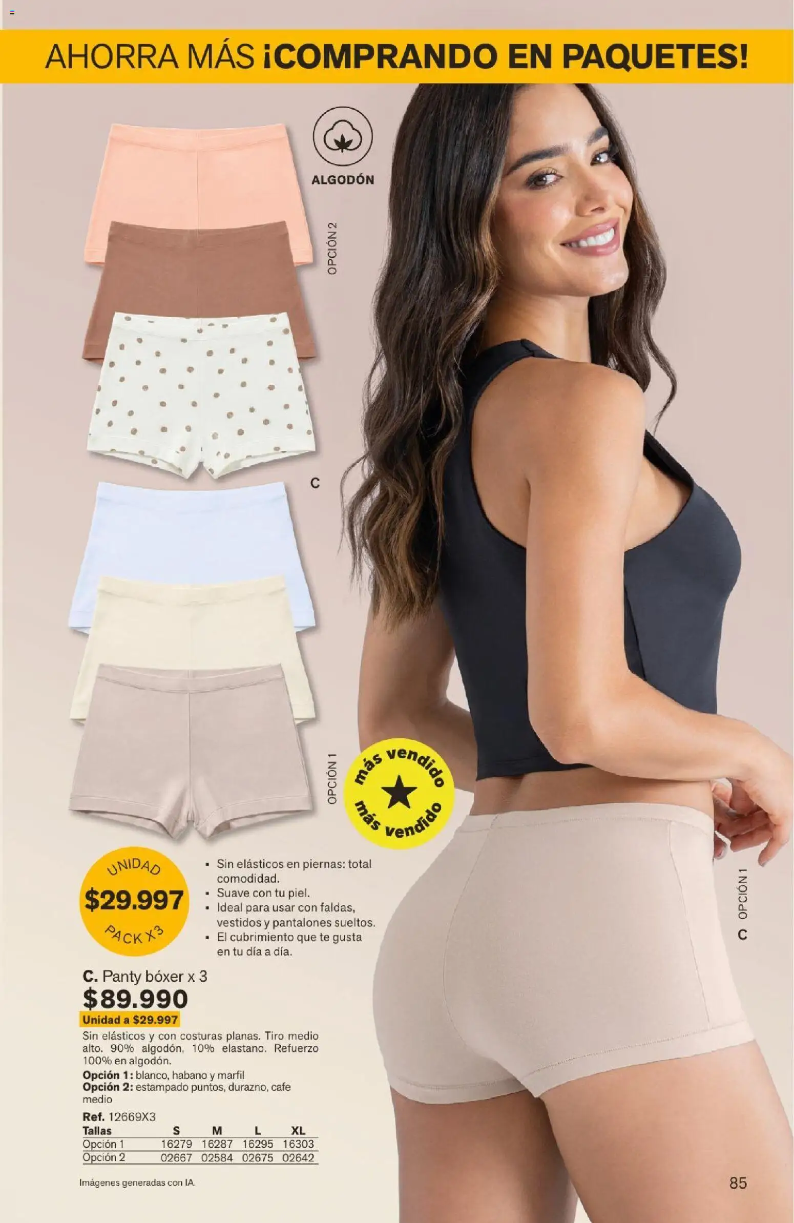 Leonisa revista - valida desde el 04/08/2026 | Página: 85 | Productos: Té, Algodón, Pantalones, Café