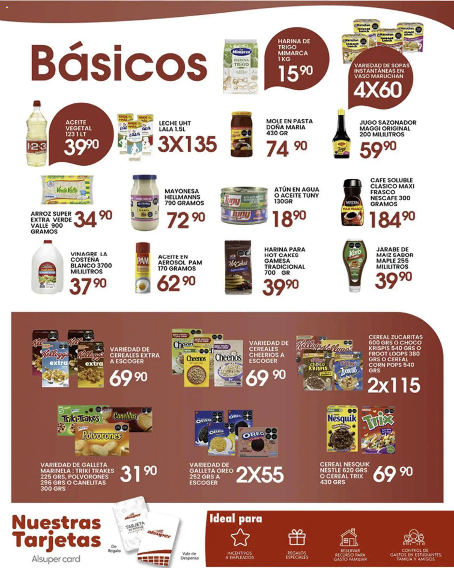 Nuevas ofertas de Alsuper válidas en toda la República Mexicana desde el 15.05.2026. ¡Encuentra las mejores ofertas en Alsuper folleto! | Página: 6 | Productos: Maíz, Vinagre, Leche, Arroz