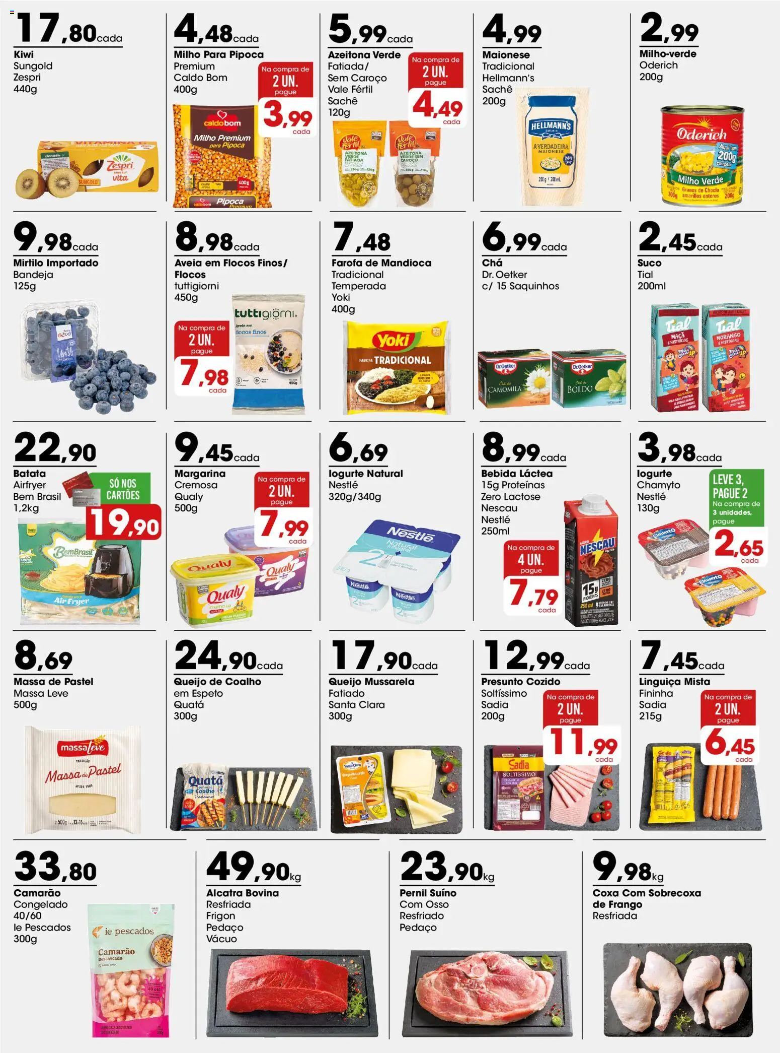 Zaffari Folheto - válido de 03/08/2026 | Página: 2 | Produtos: Alcatra, Cálcio, Batata, Mussarela