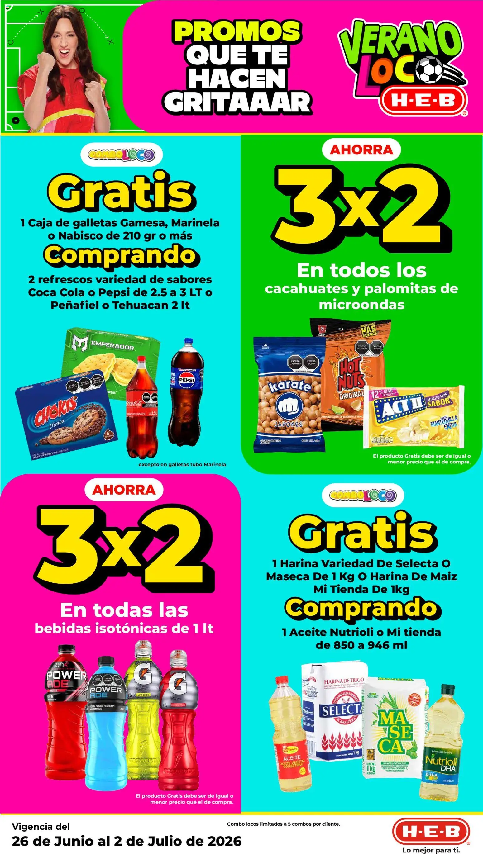 Nuevas ofertas de H-E-B válidas en toda la República Mexicana desde el 26/06/2026. ¡Encuentra las mejores ofertas en H-E-B folleto! | Página: 7
