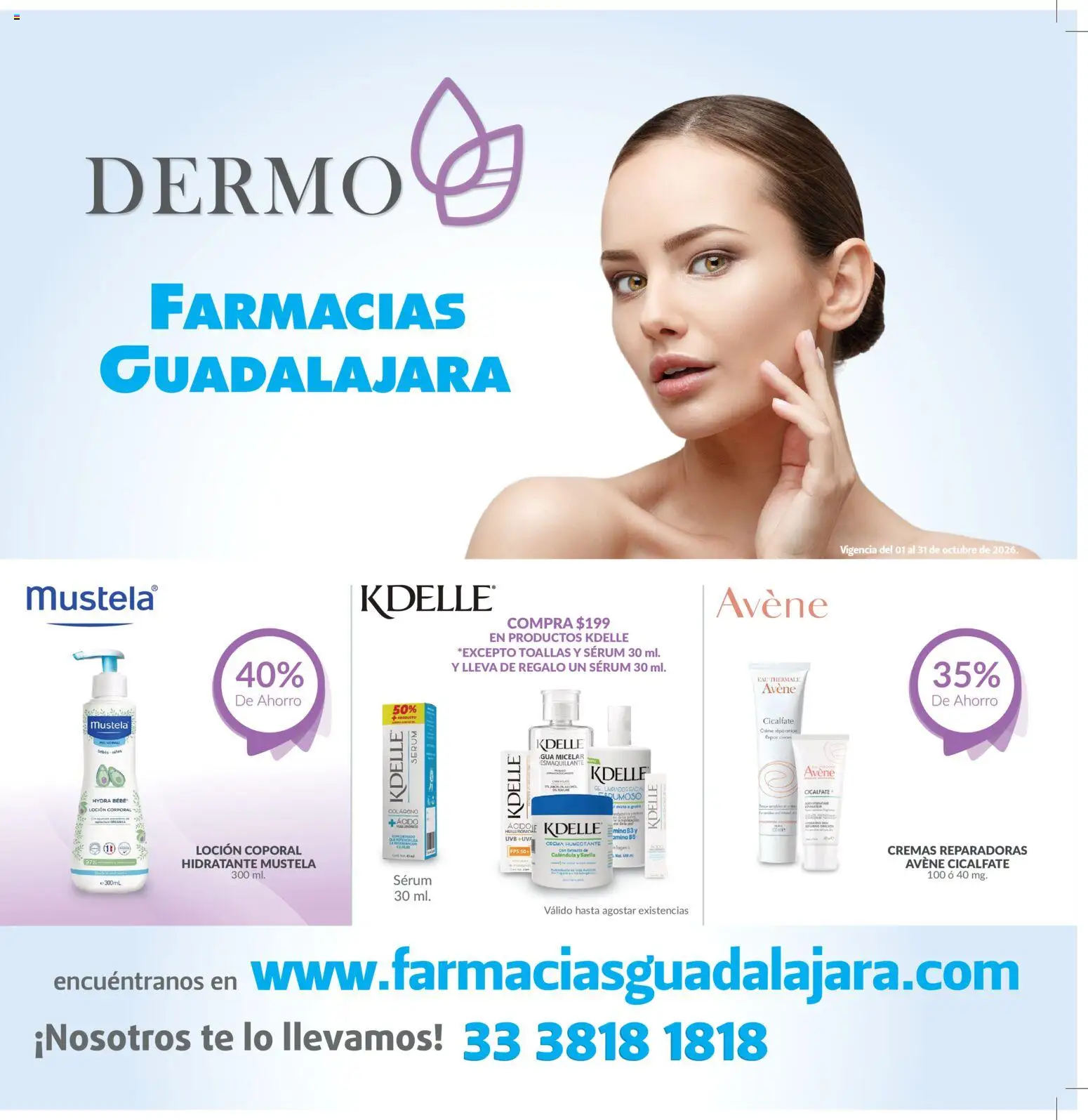 Nuevas ofertas de Farmacia Guadalajara válidas en toda la República Mexicana desde el 01/10/2026. ¡Encuentra las mejores ofertas en Farmacia Guadalajara catálogo Dermo! | Página: 1 | Productos: Exfoliante, Limpiador, Aclarante, Higiene íntima