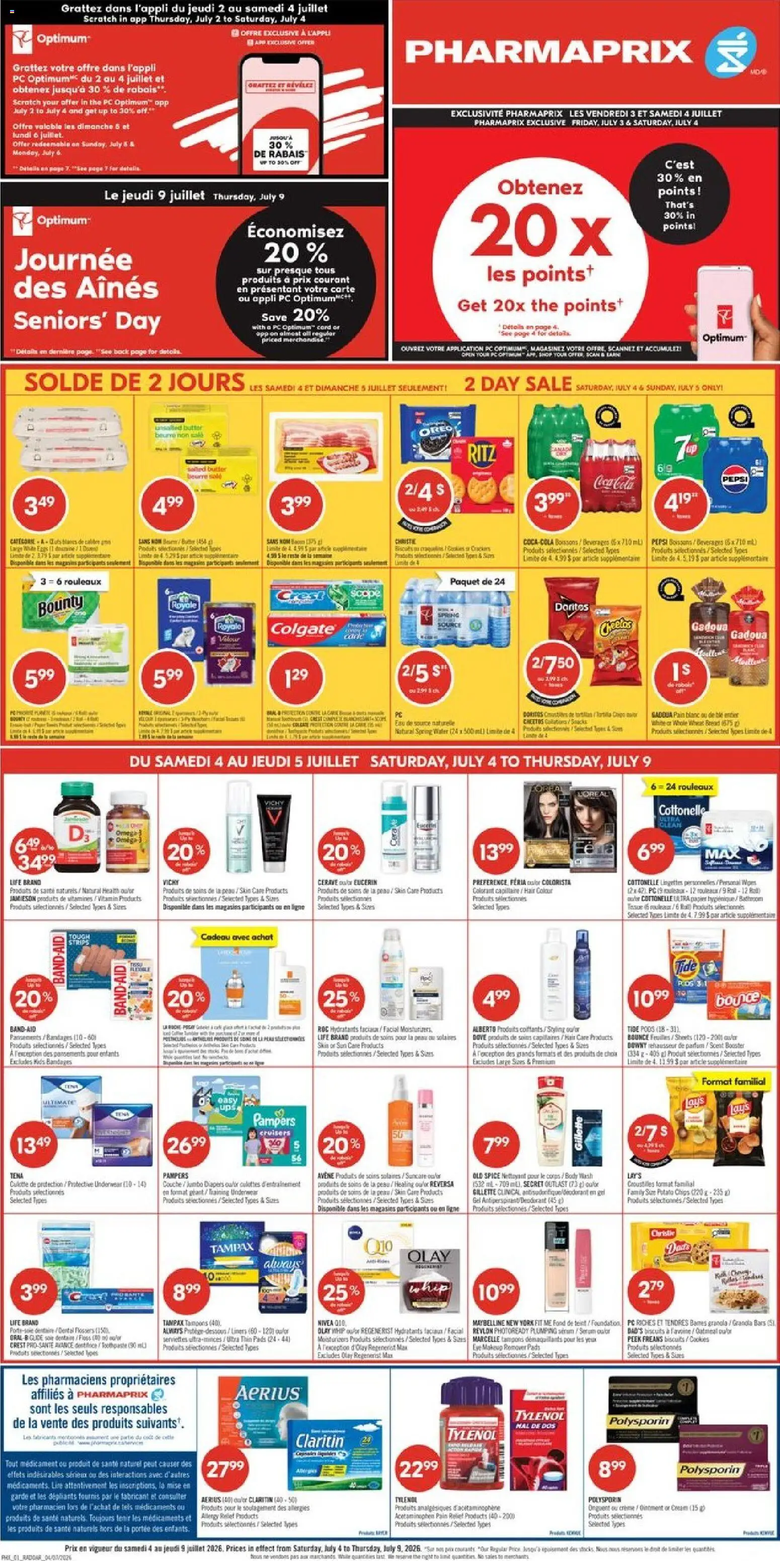 Pharmaprix flyer valid from Jul 3, 2026 | Page: 2