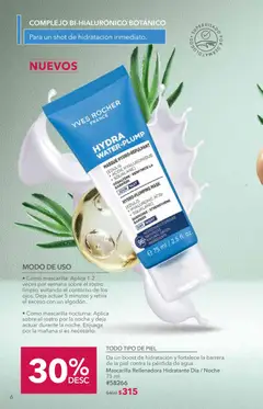 Vista previa de Yves Rocher campaña 8 2026, nuevo folleto de la tienda, válido en México a partir del 02.06.2026 | Página: 6 | Productos: Agua, Shot, Mascarilla, Sobre